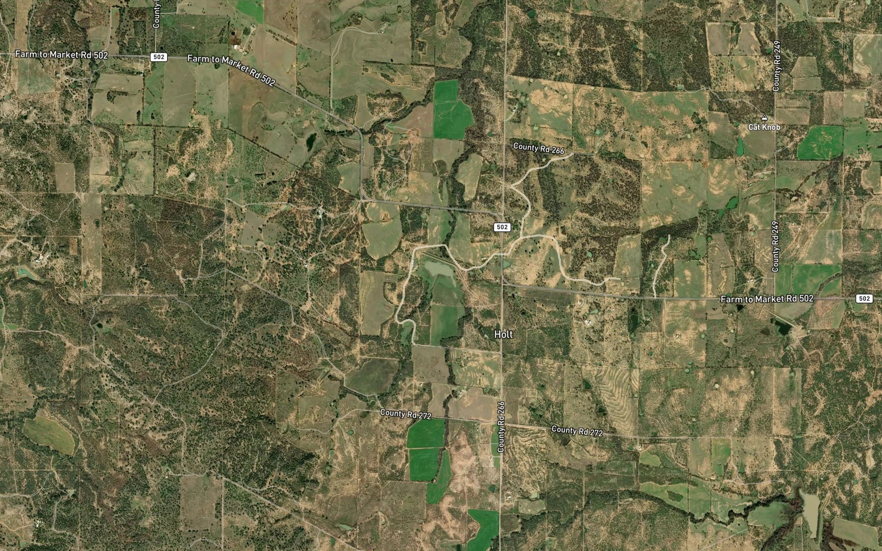 Satellite map of the Soil Conservation Service Site 1 Reservoir