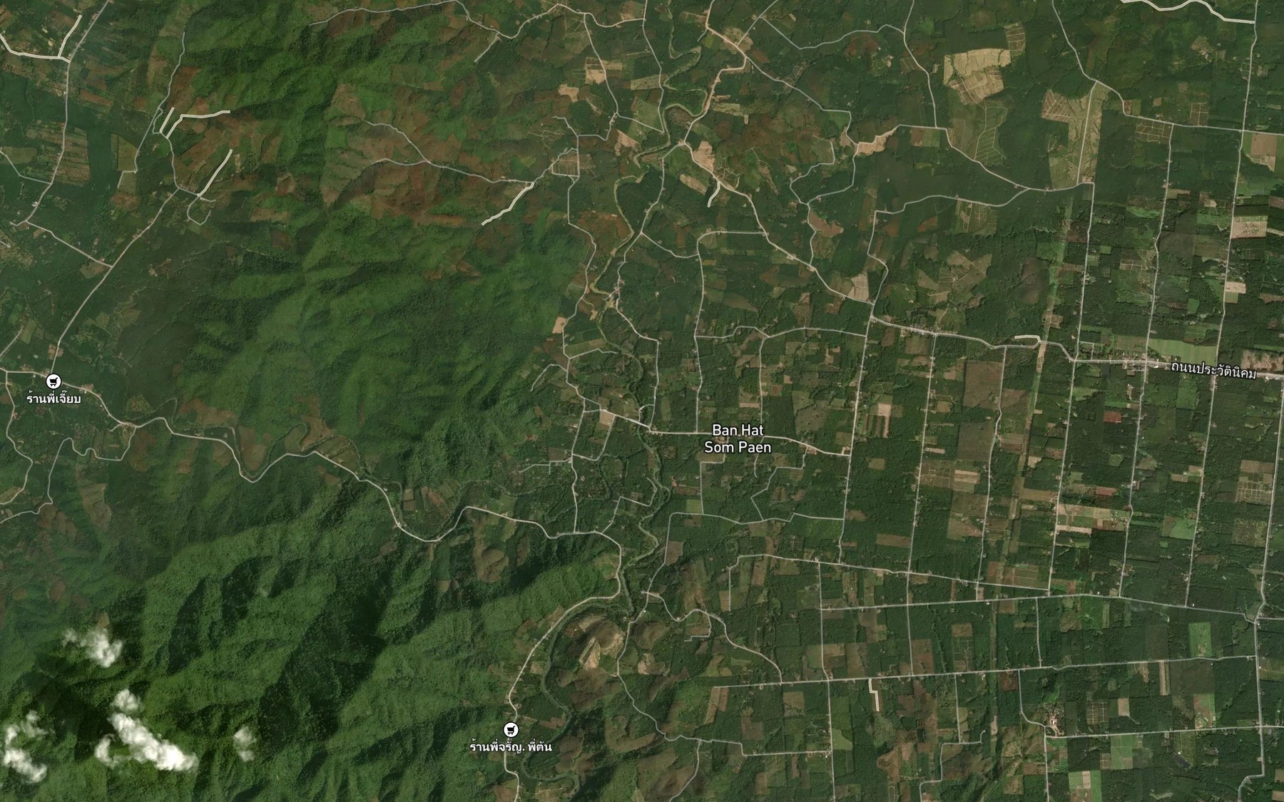 Satellite map of the Huai Sompaen