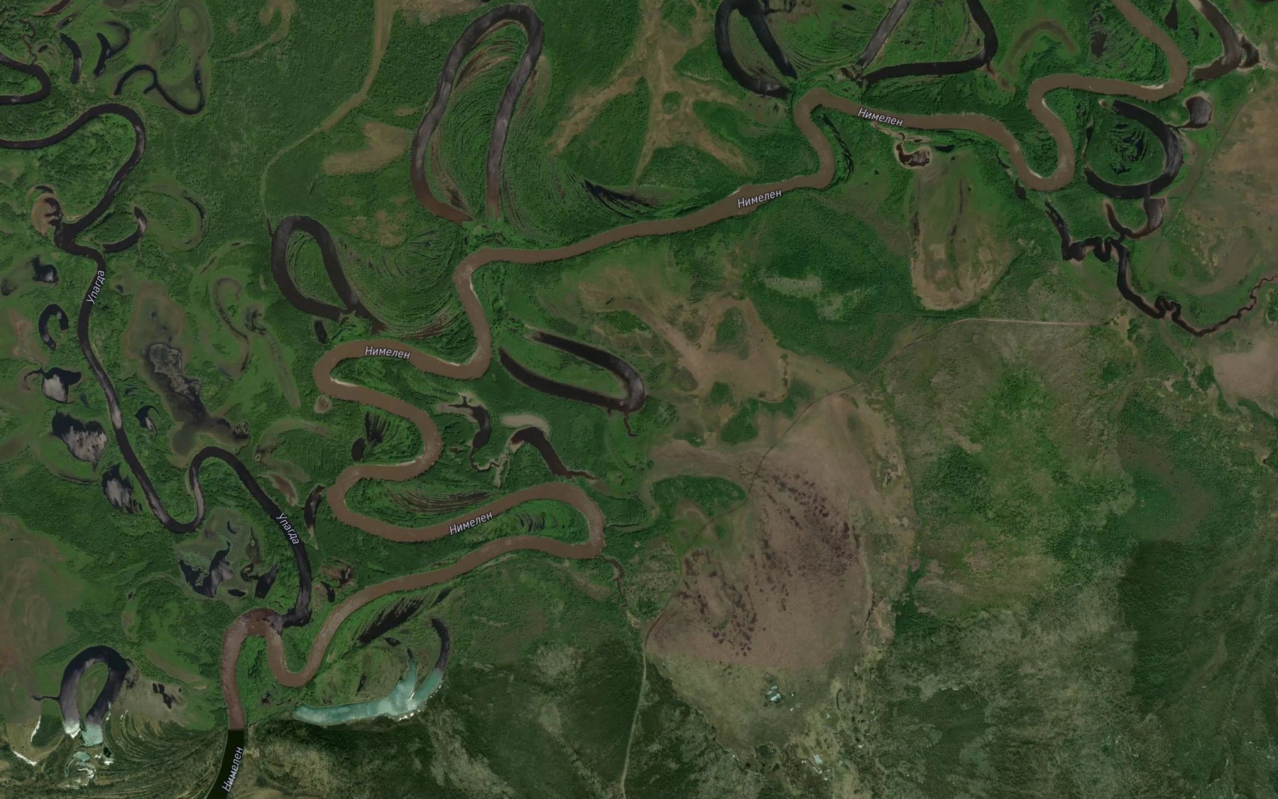 Satellite map of the Ozero Sosnyakovoye