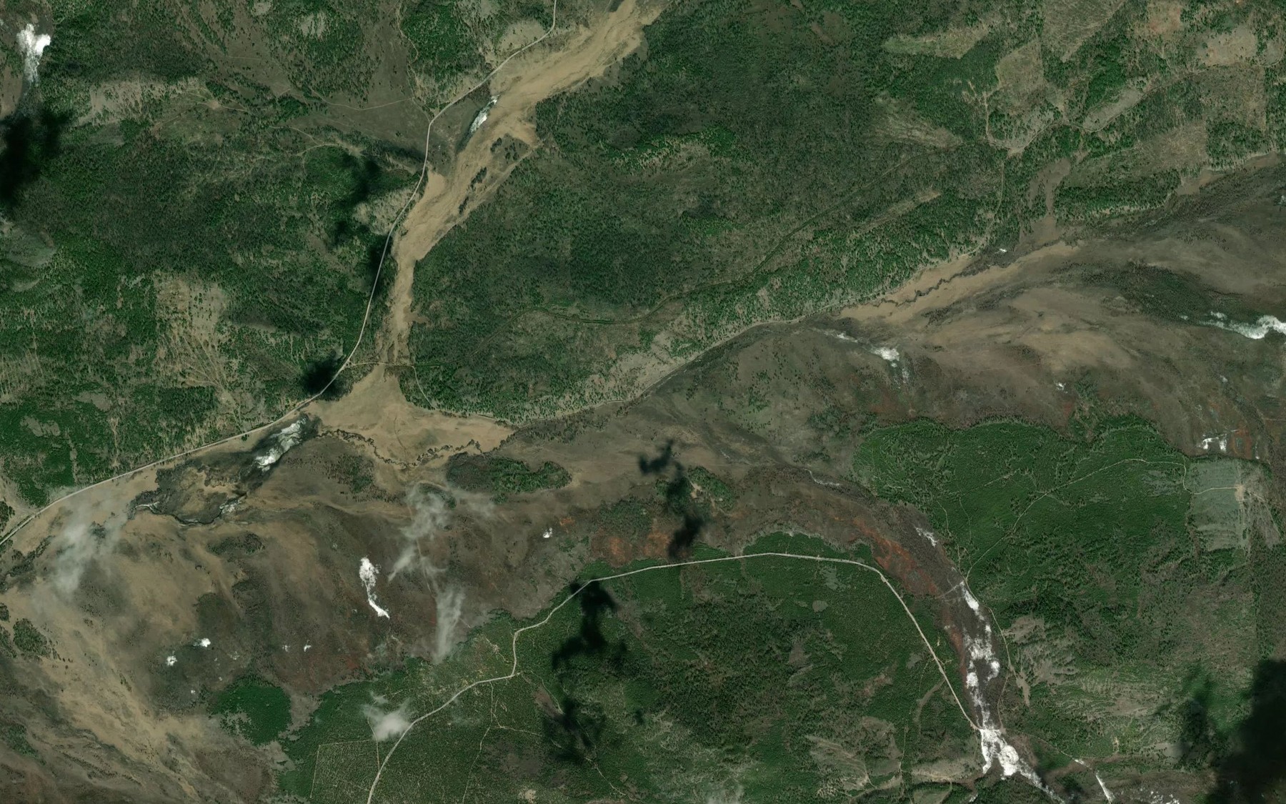 Satellite map of the Dobo-Bulak