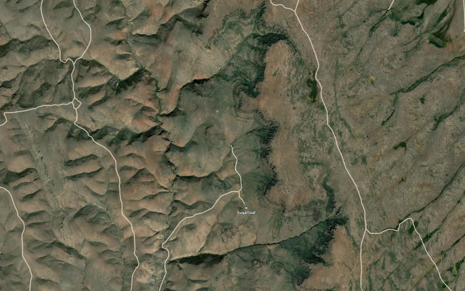 Satellite map of the Mud Spring