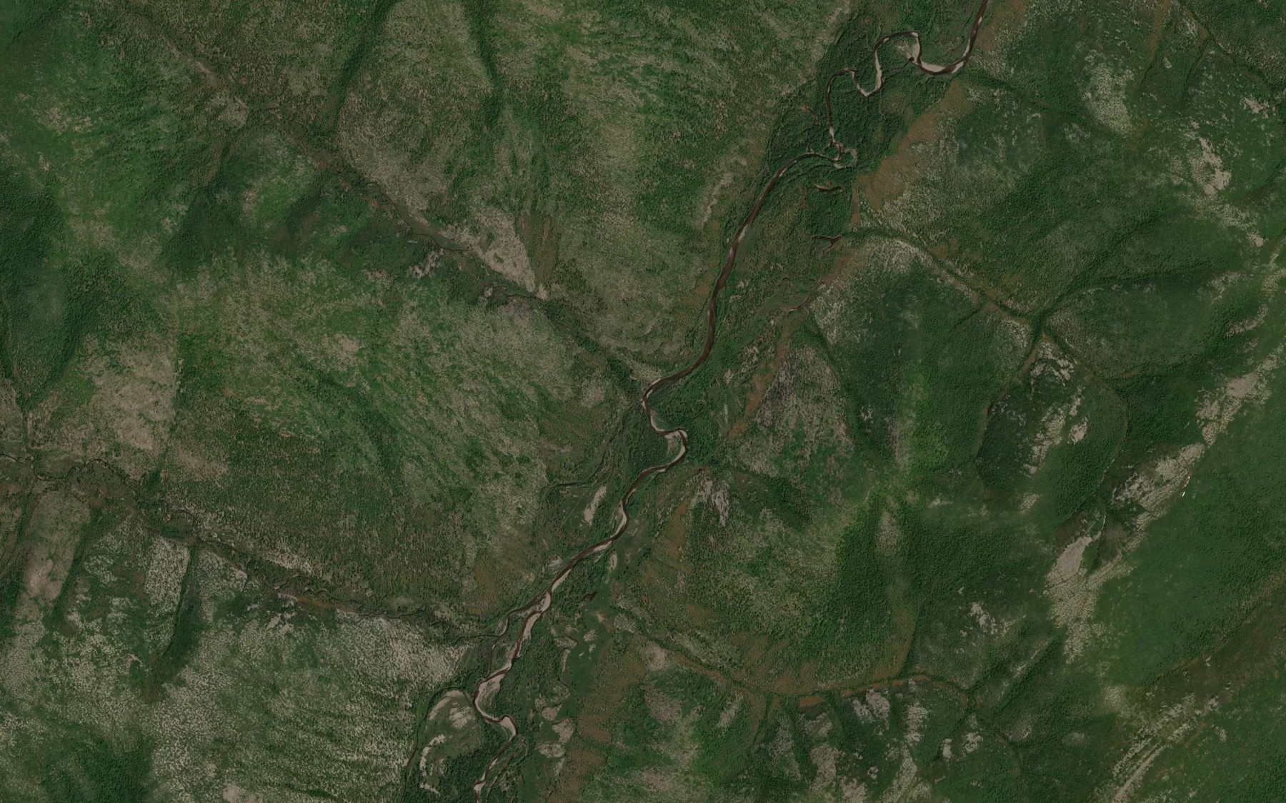 Satellite map of the Berkut