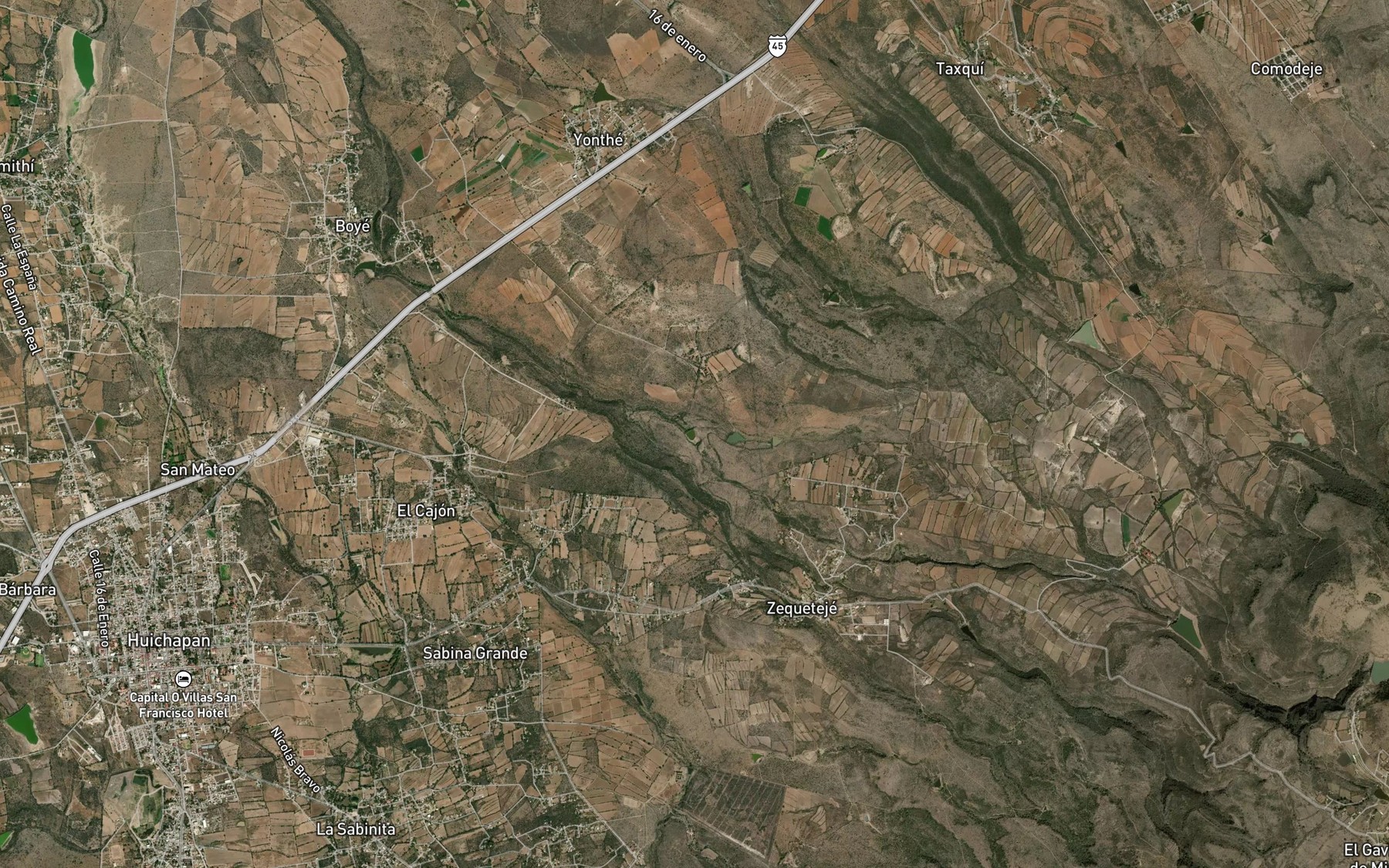 Satellite map of the Bordo Taxanhgu