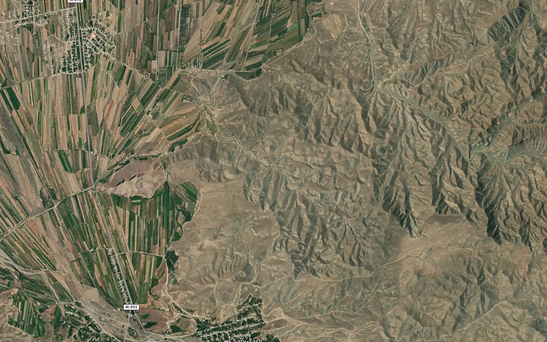 Satellite map of the Rodnik Dzhiyde-Bulak