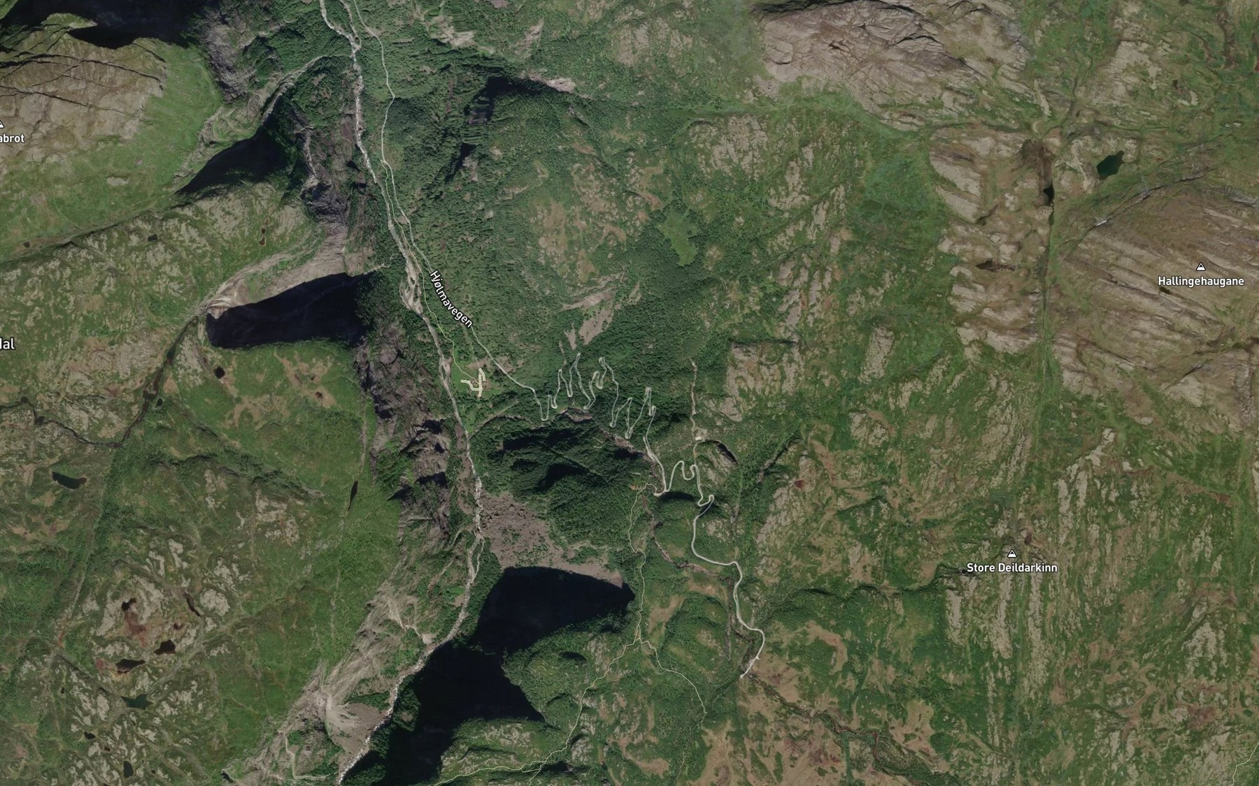 Satellite map of the Budeiebekken