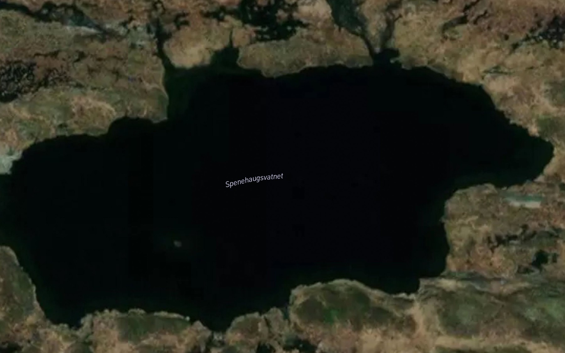 Satellite map of the Spenehaugsvatnet