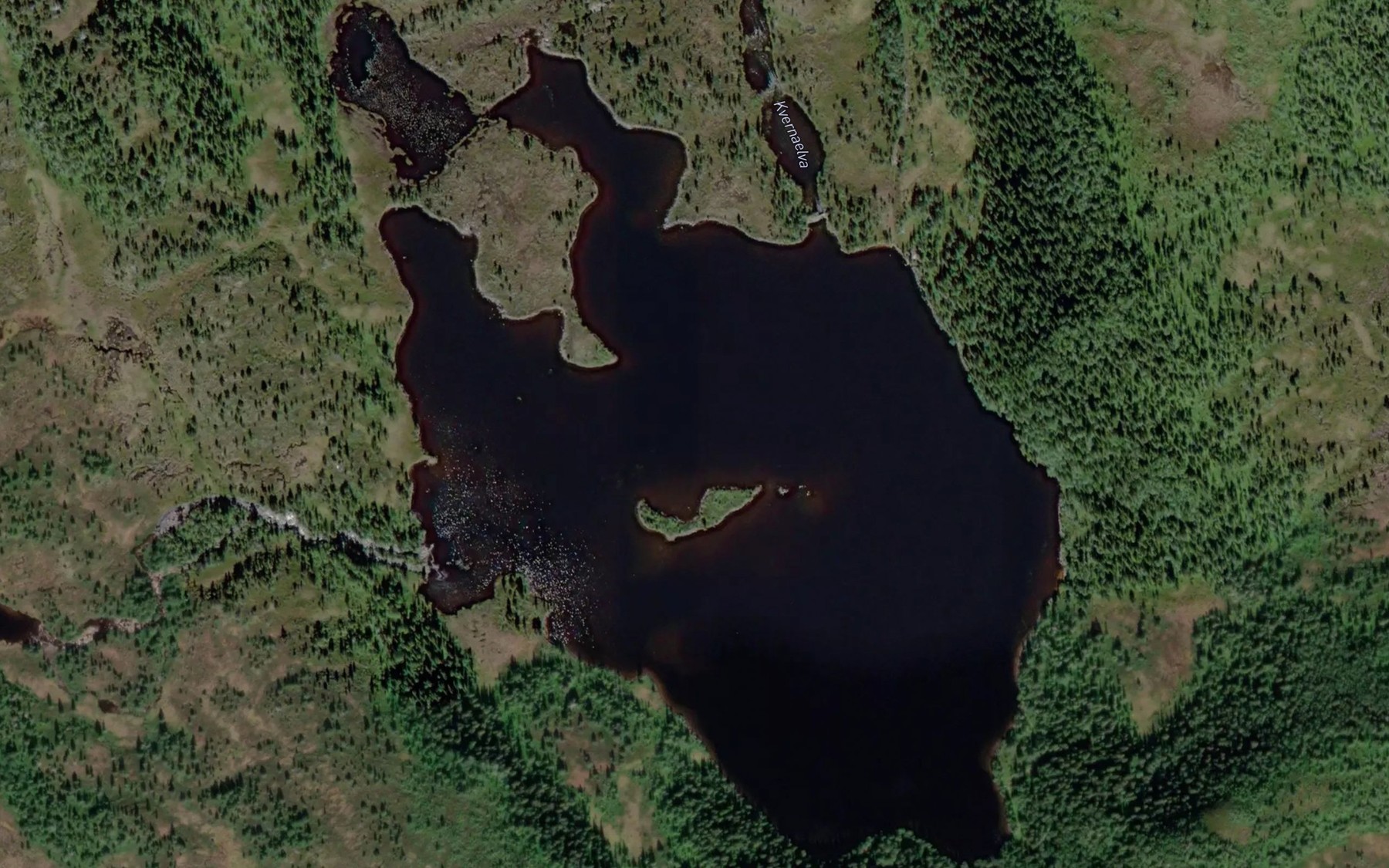 Satellite map of the Litl-Kvennavatnet