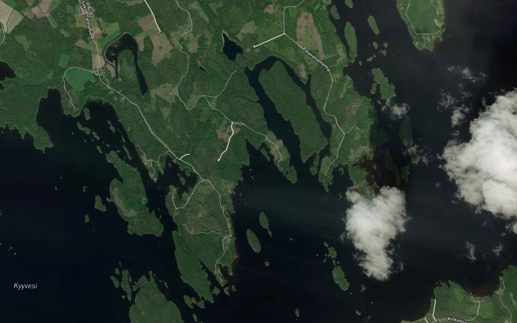 Satellite map of the Tervalahti