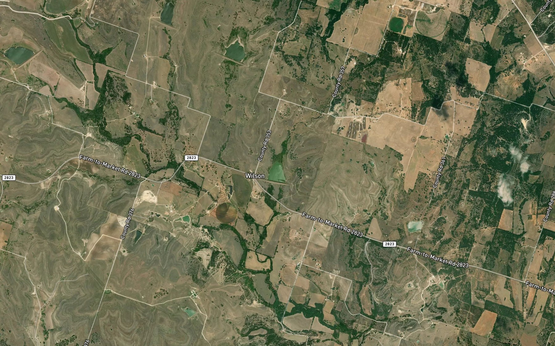 Satellite map of the Soil Conservation Service Site 23 Reservoir
