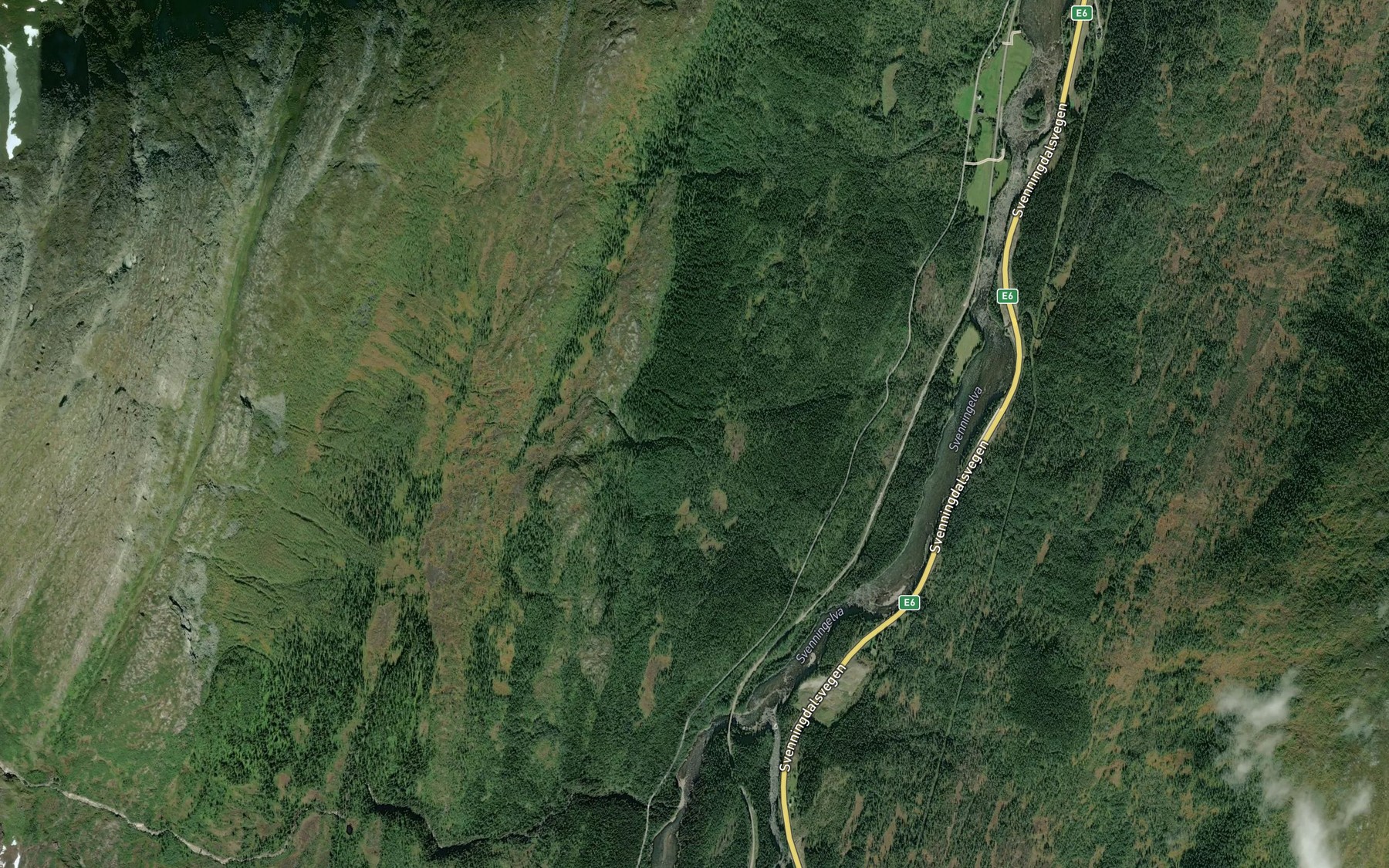 Satellite map of the Brennasbekken