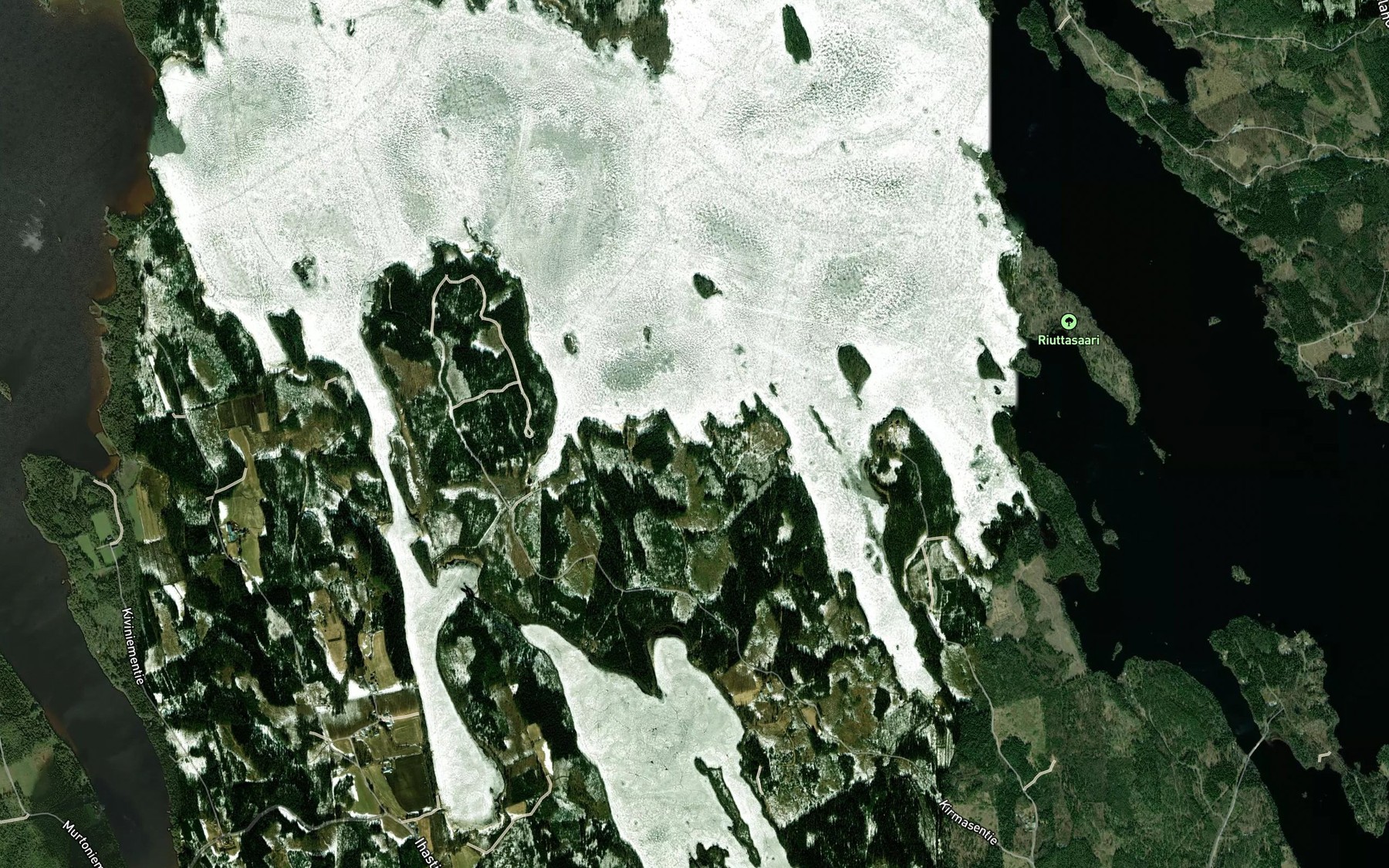 Satellite map of the Halkolahti