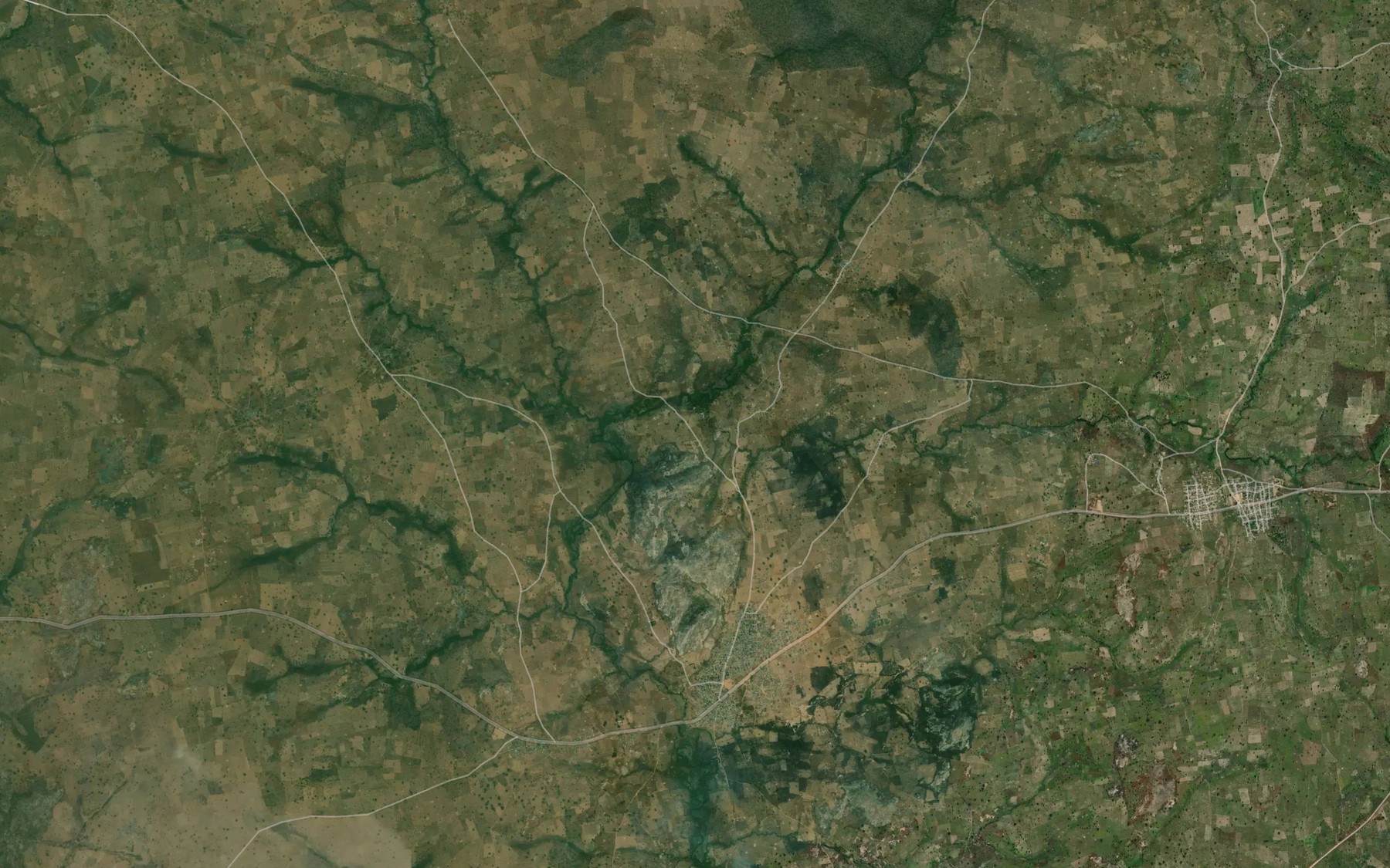 Satellite map of the River Ukinkina