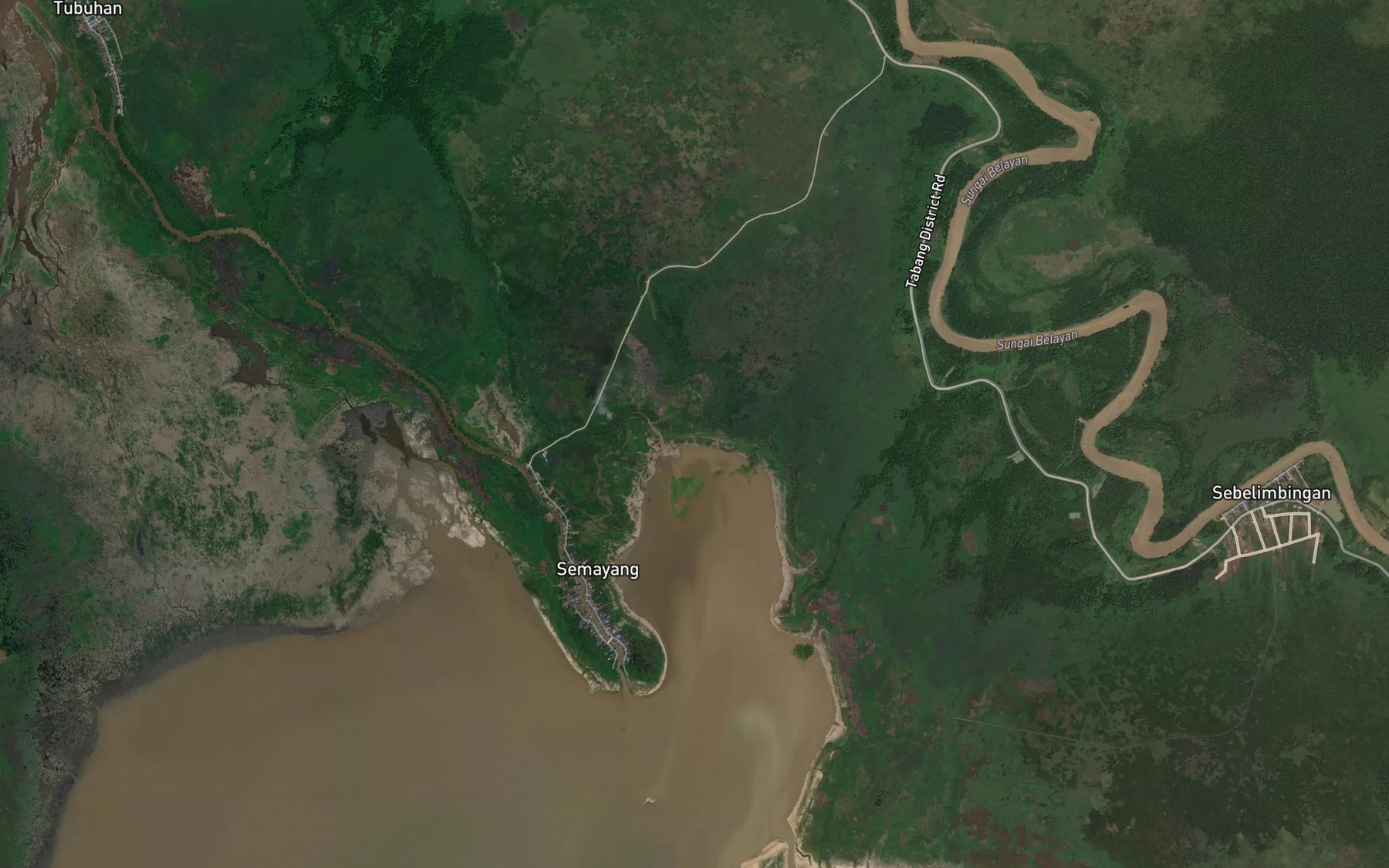 Satellite map of the Sungai Lebakkahoy
