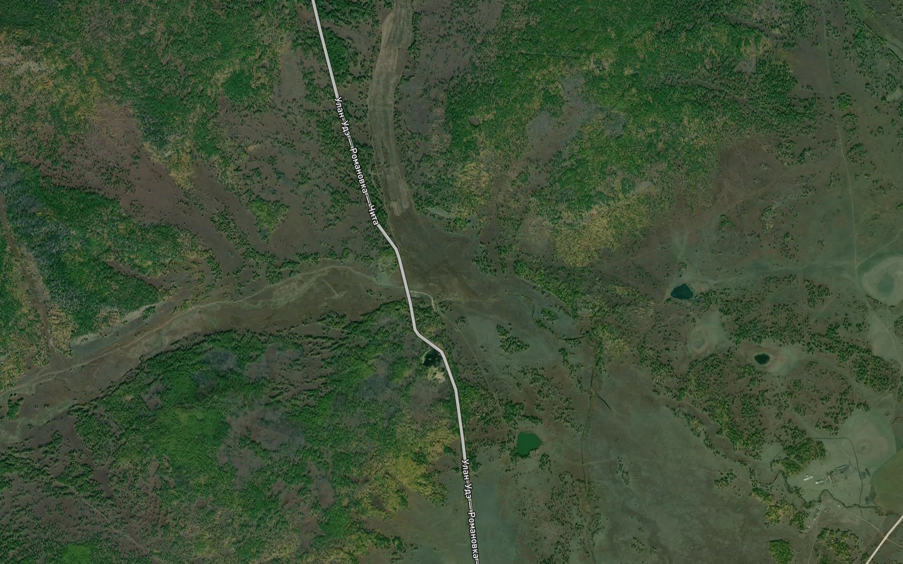 Satellite map of the Pad' Zhidinka
