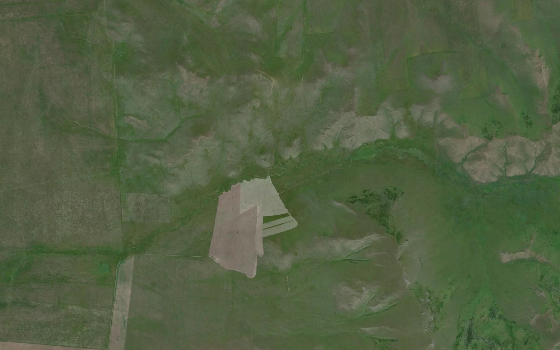 Satellite map of the Pad' Shunusyn-Undur