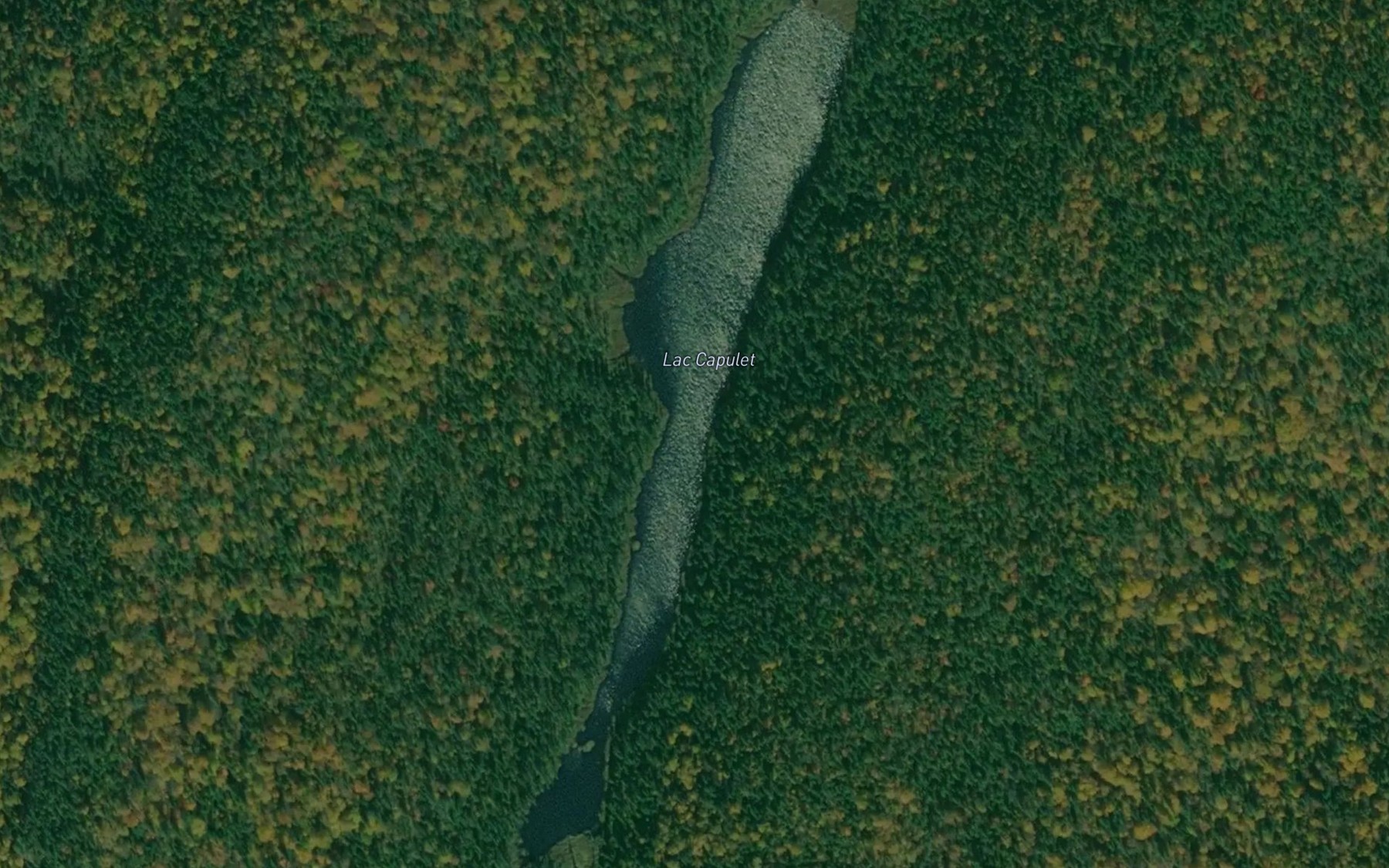 Satellite map of the Lac Capulet