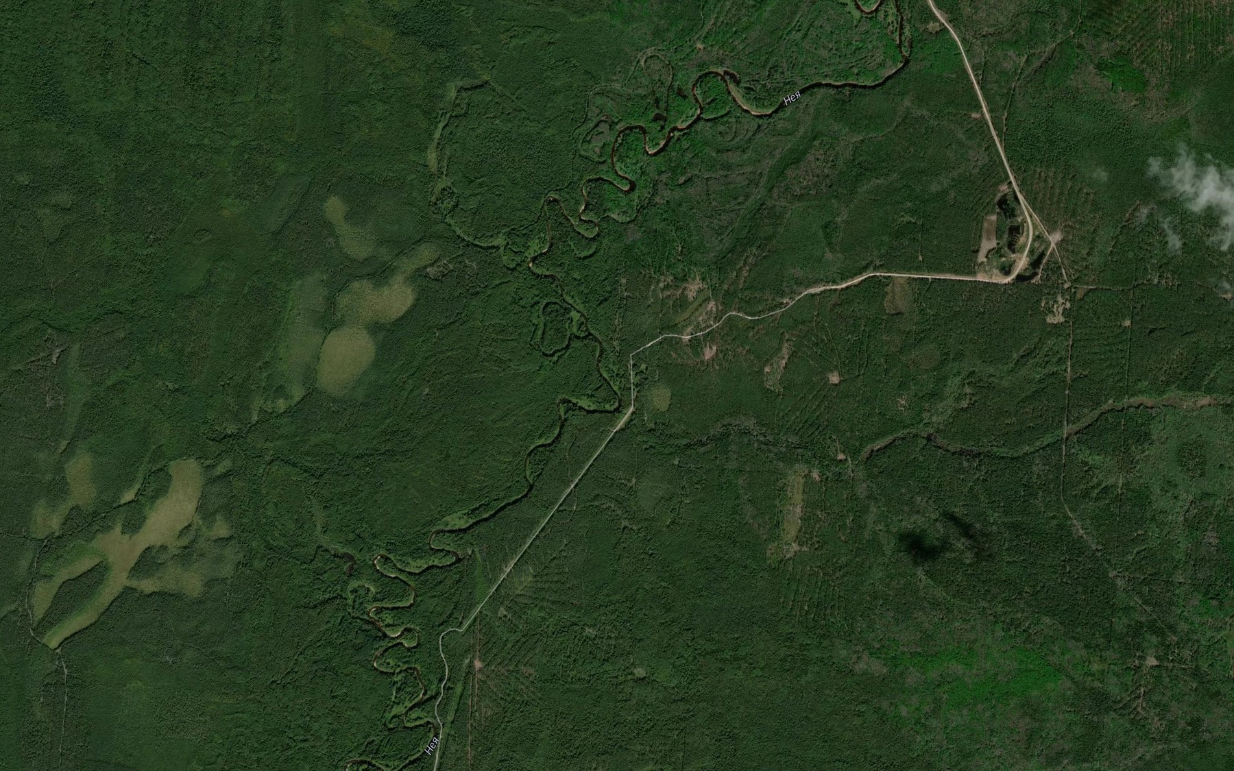 Satellite map of the Machtovka