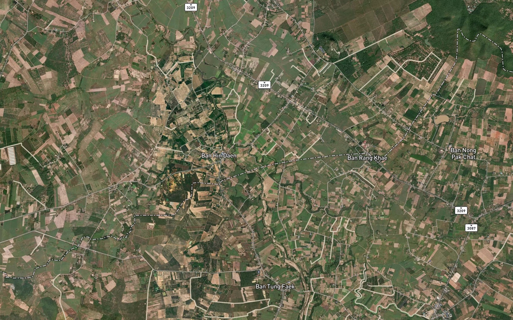 Satellite map of the Huai Noi