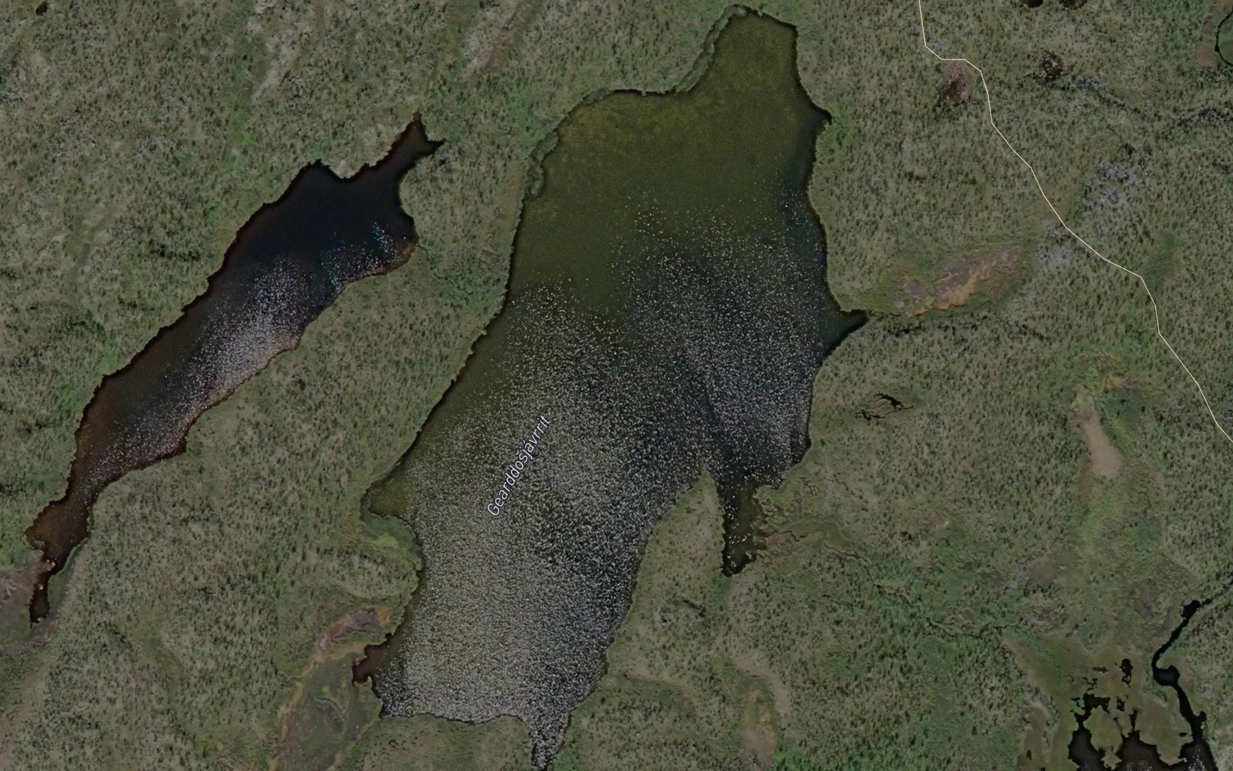 Satellite map of the Gaerdusjavrit