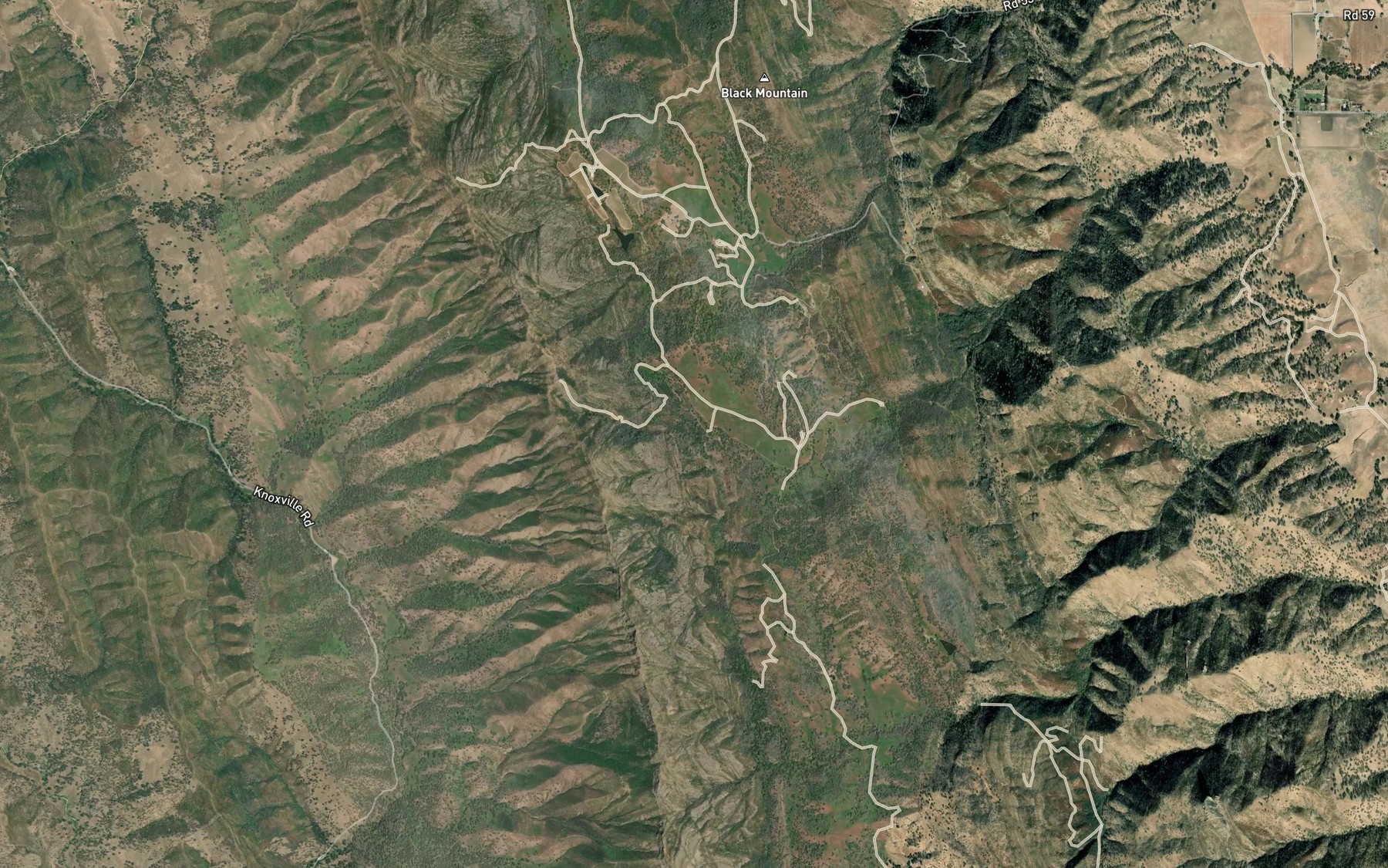 Satellite map of the Butler Spring