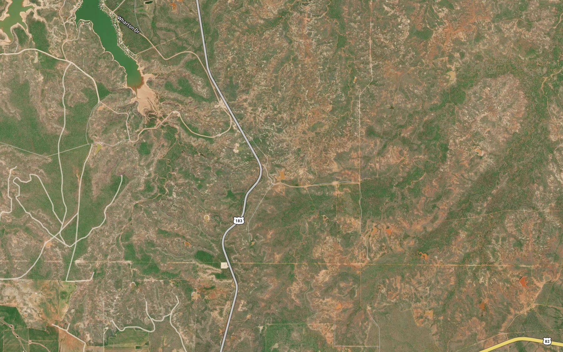 Satellite map of the Waggoner Lake Number 5