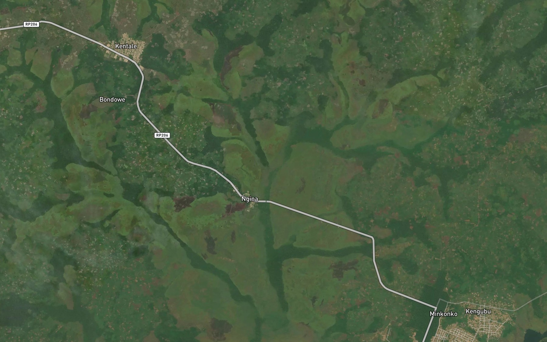 Satellite map of the Legami