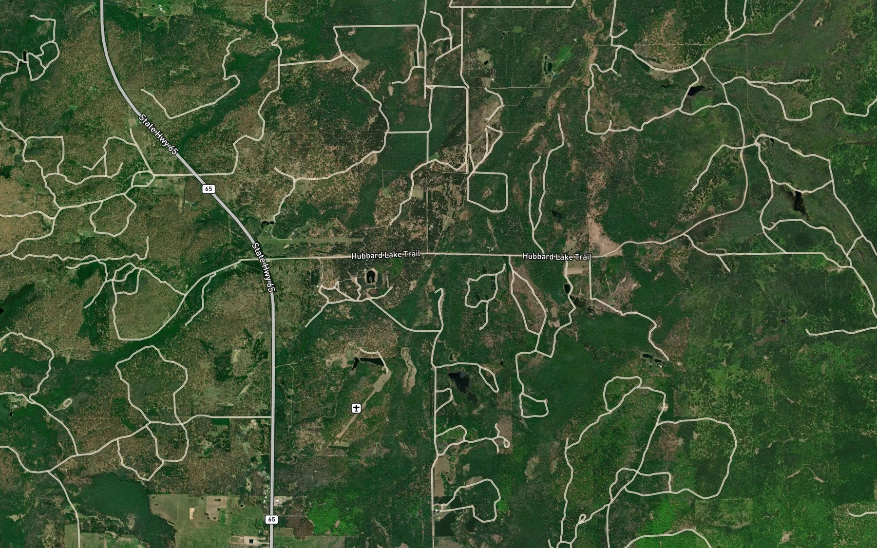 Satellite map of the Mohr Creek