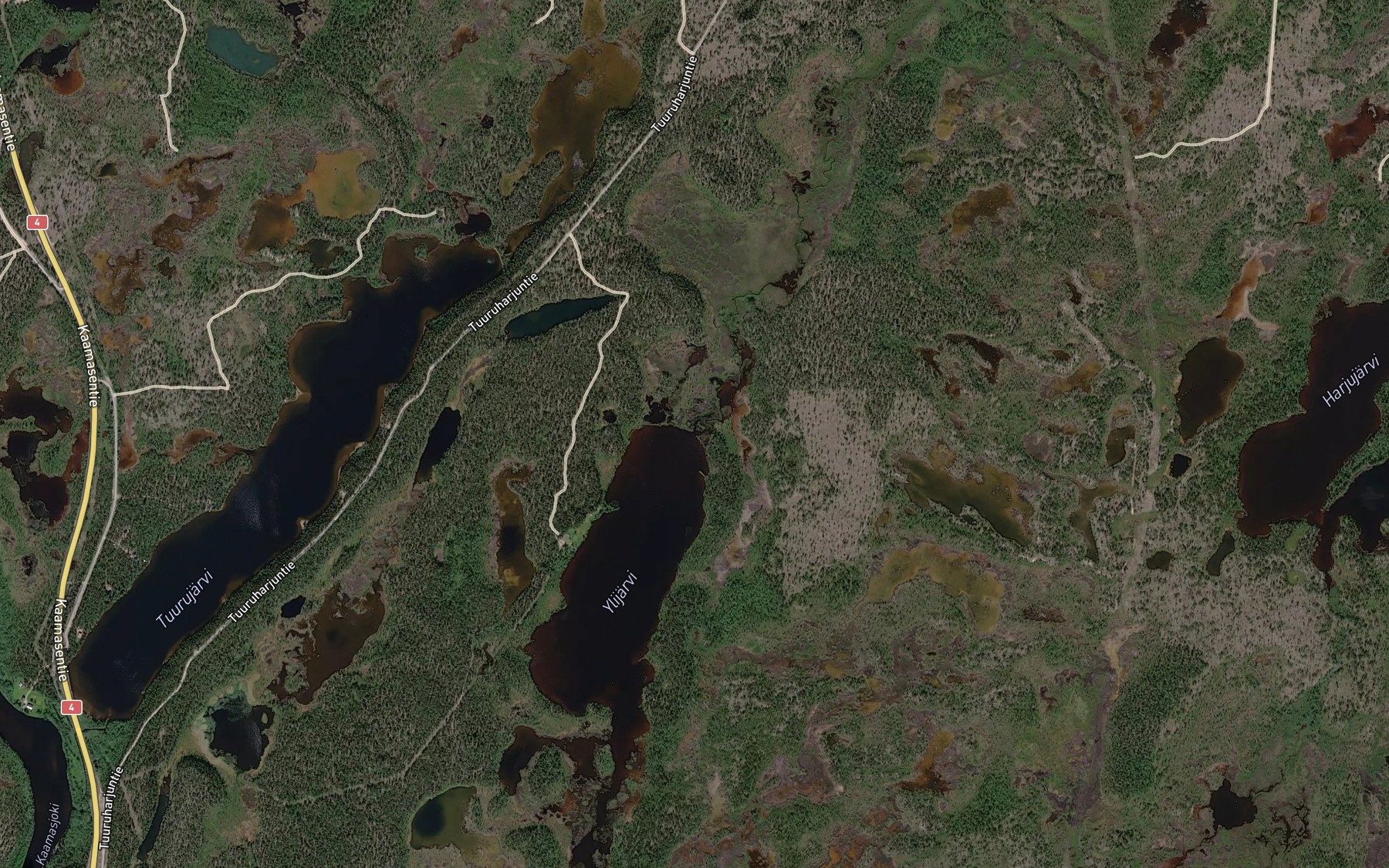 Satellite map of the Harjunkatkiamaoja