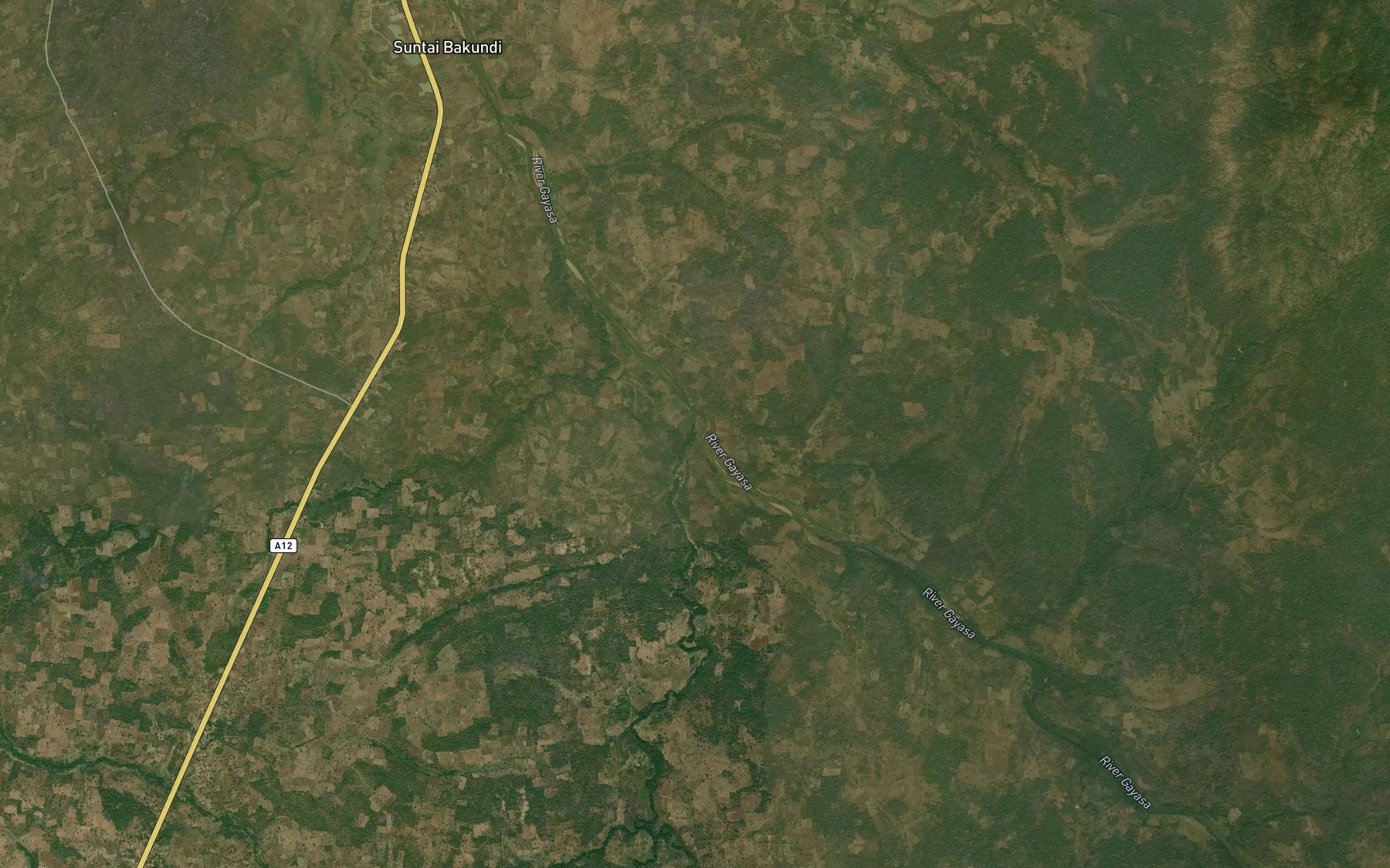 Satellite map of the River Tati Mi