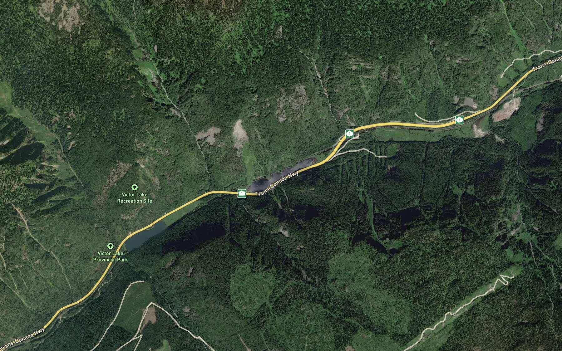 Satellite map of the Clanwilliam Lake