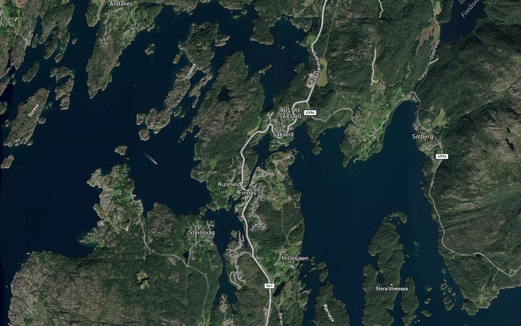 Satellite map of the Sakseidpoyla