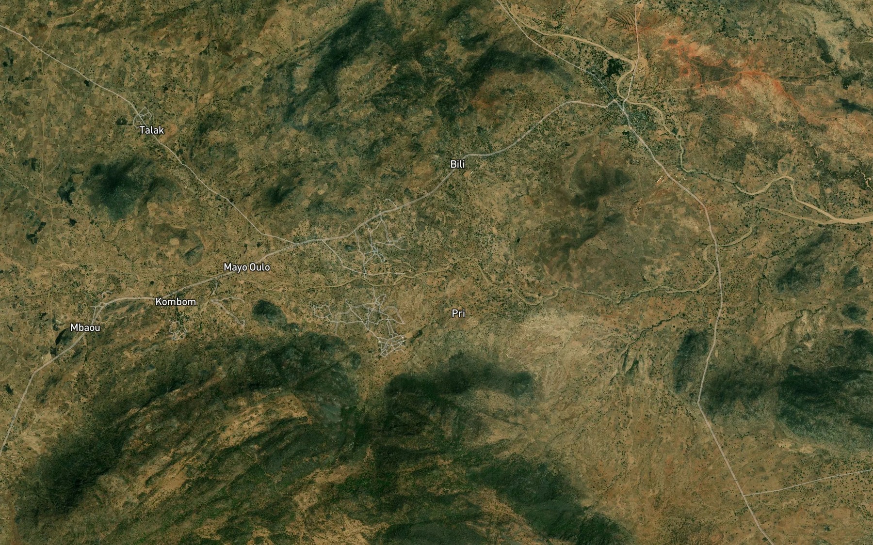 Satellite map of the Houloum