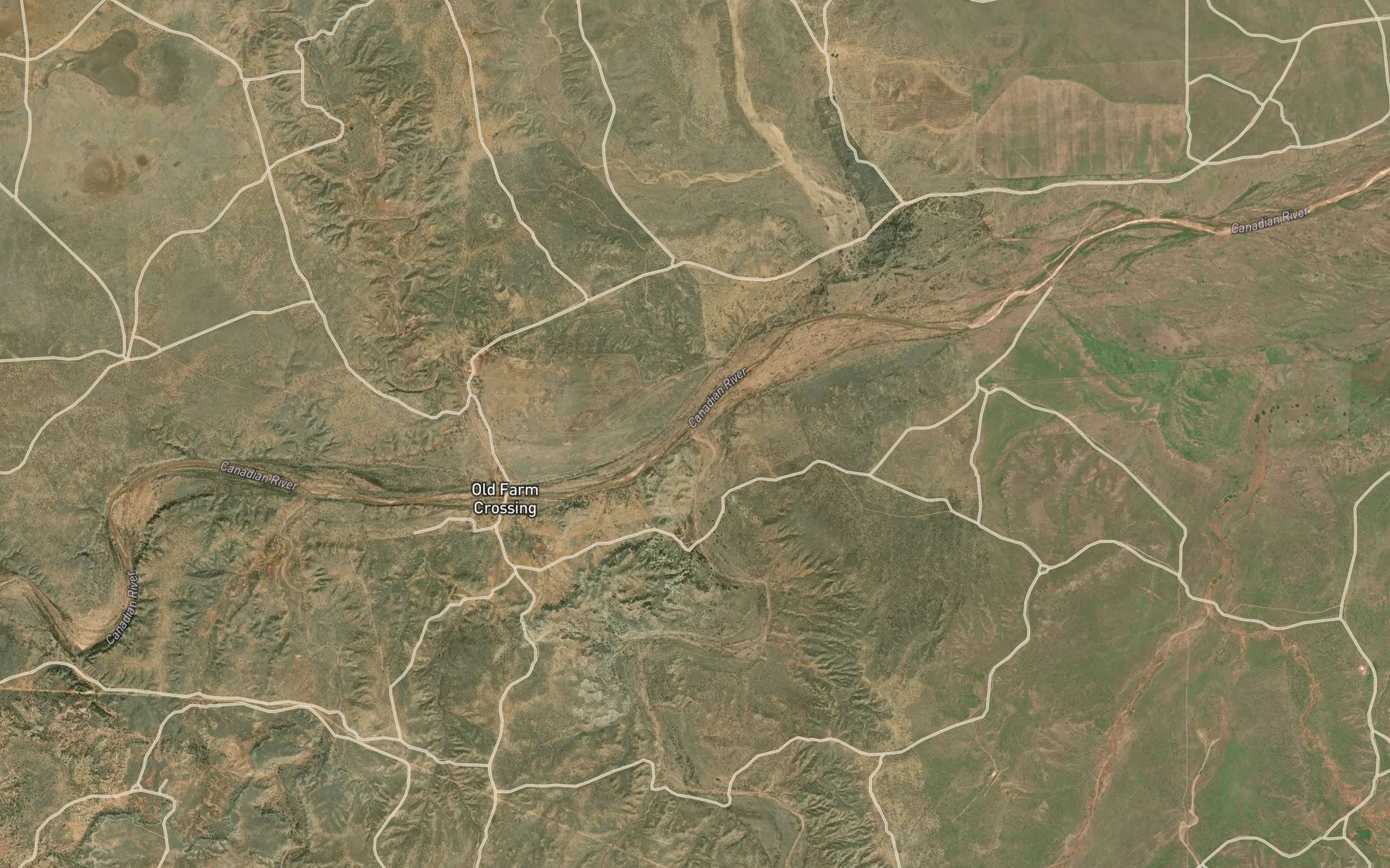 Satellite map of the Alamocitos Creek