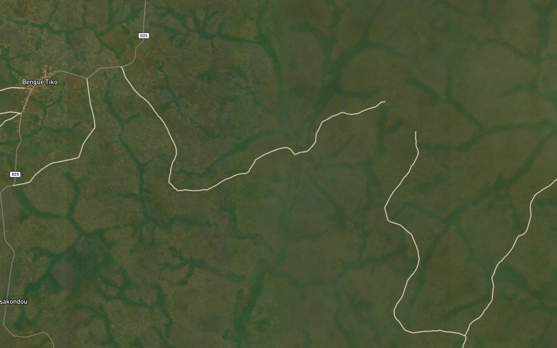 Satellite map of the Begboli