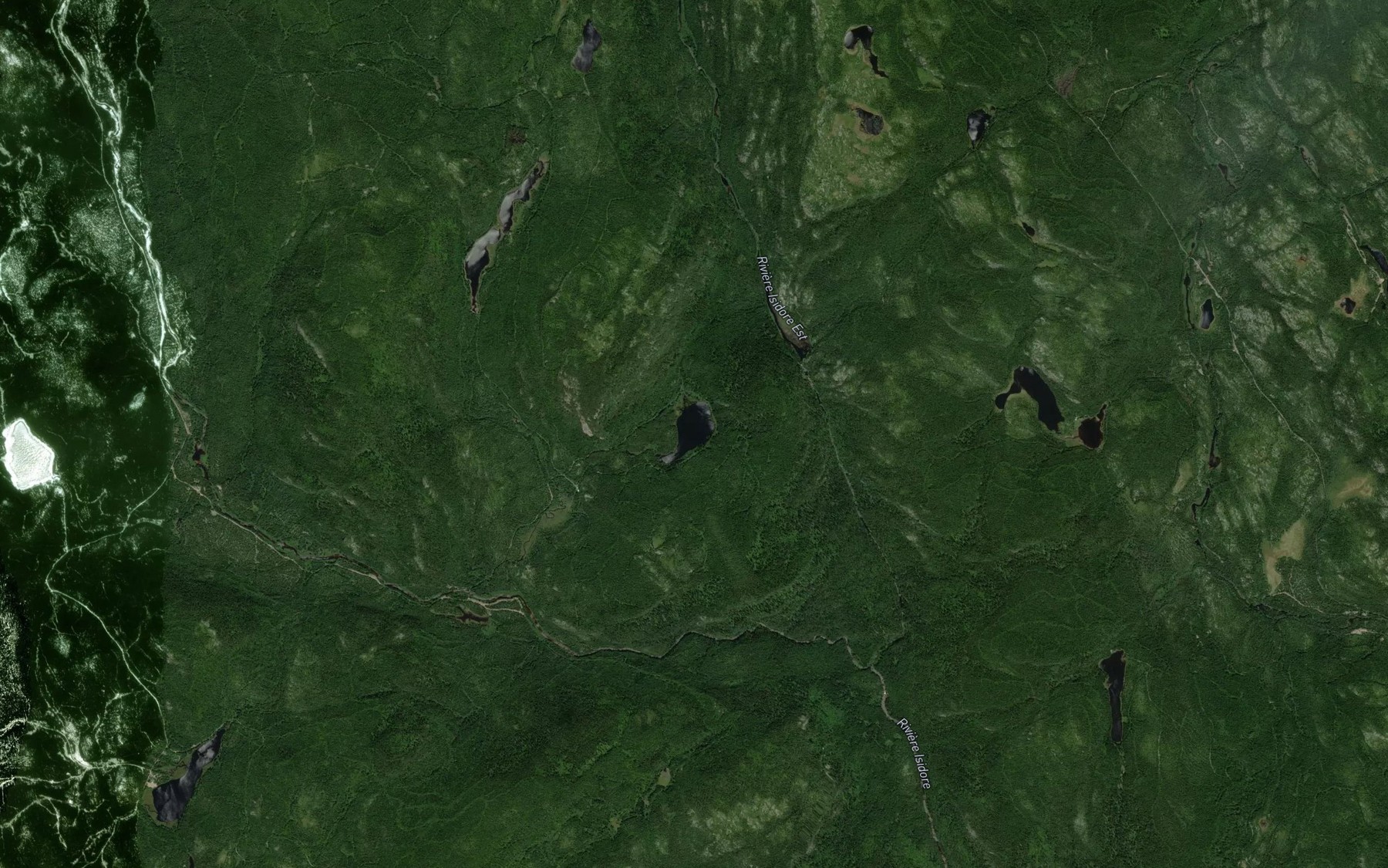 Satellite map of the Lac a la Tente