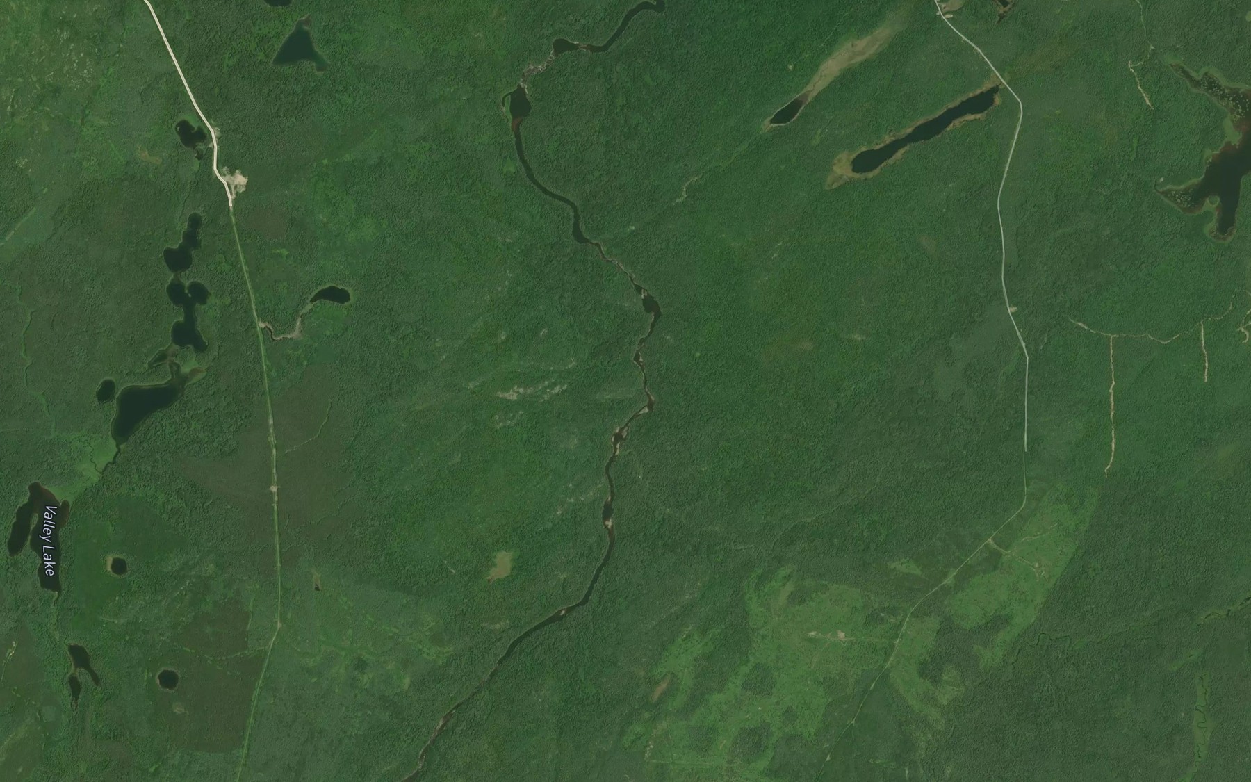 Satellite map of the Amwri Creek