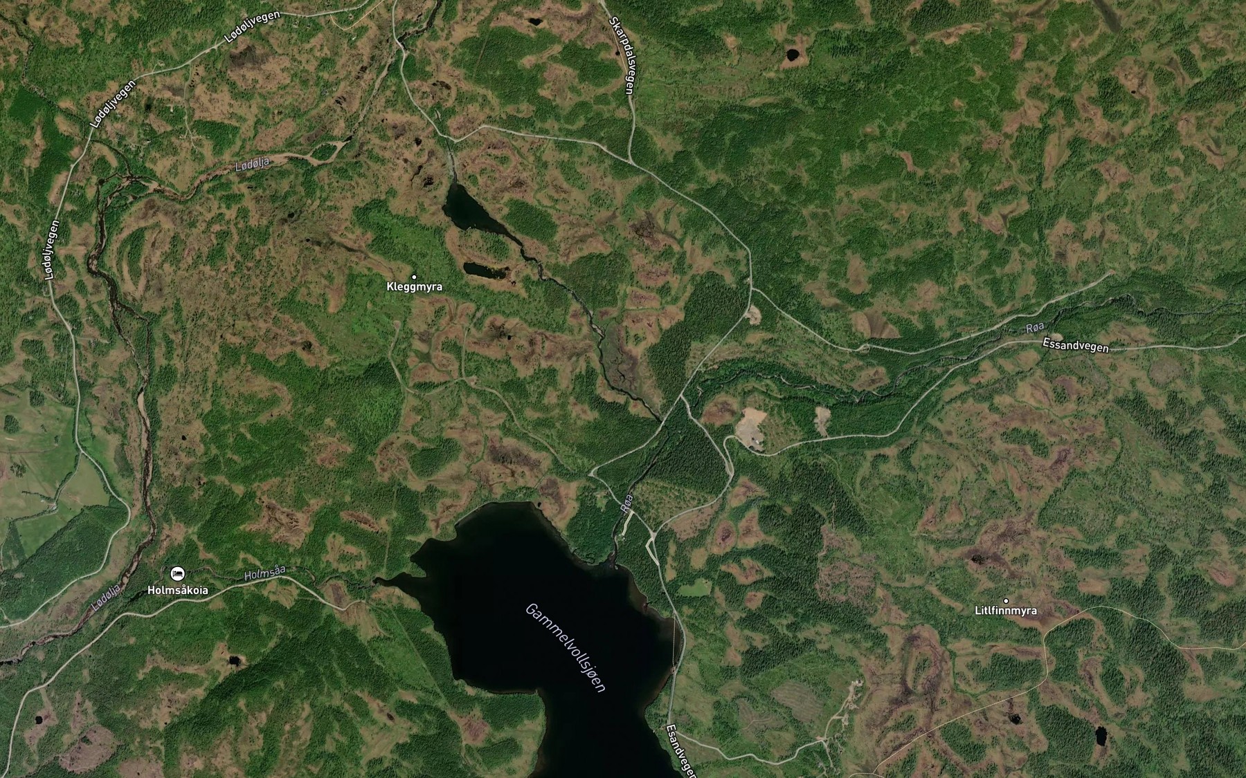 Satellite map of the Ongeltjornbekken