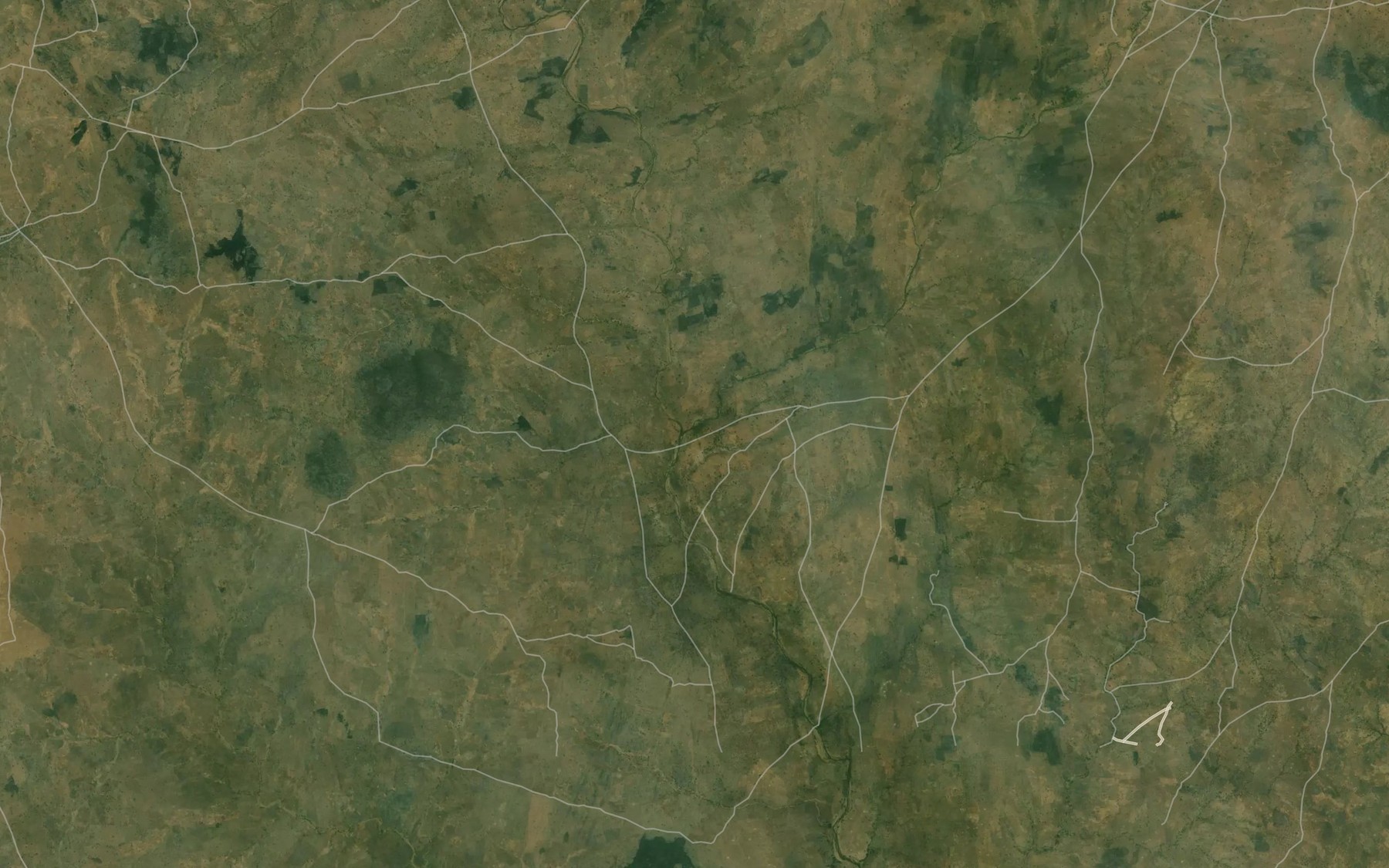 Satellite map of the Mayel Ngilang