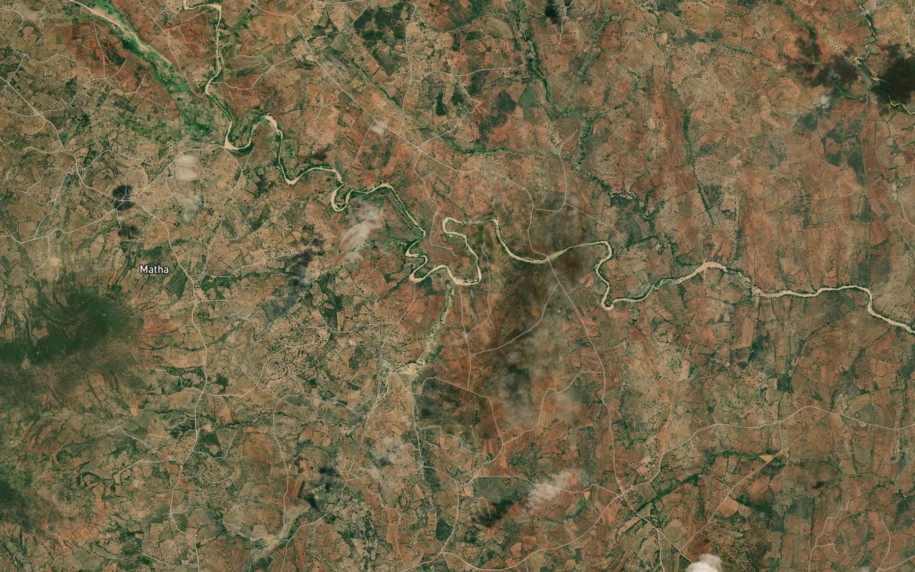 Satellite map of the Kikuuni