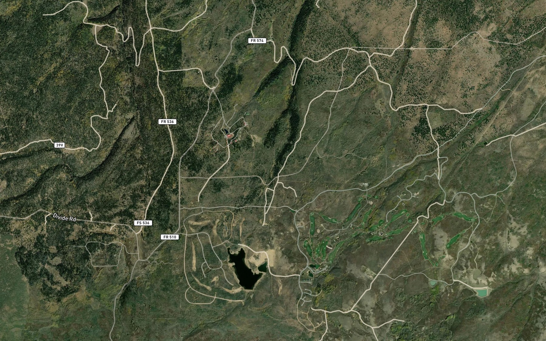 Satellite map of the Steel Tank Spring