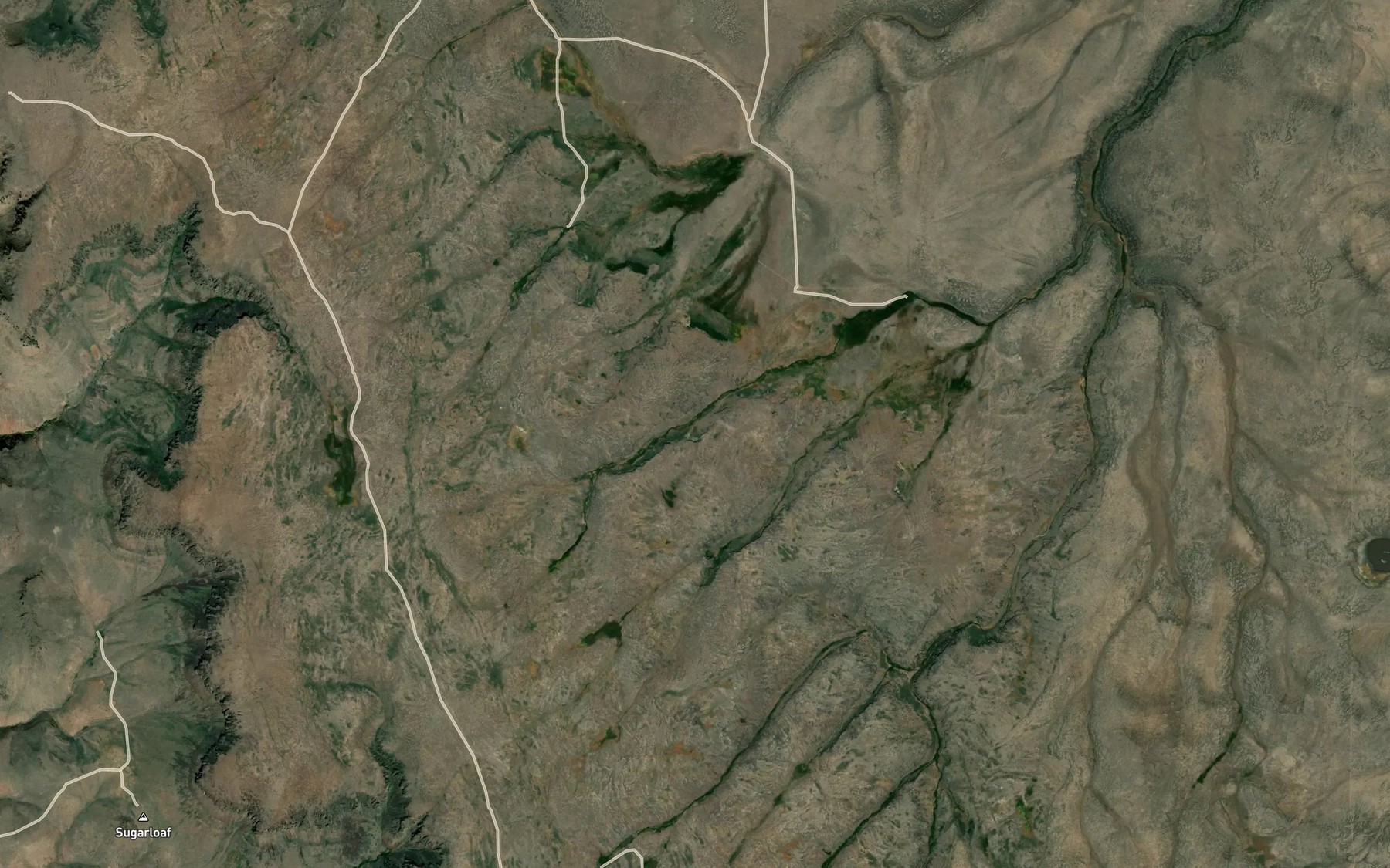 Satellite map of the Maiden Spring