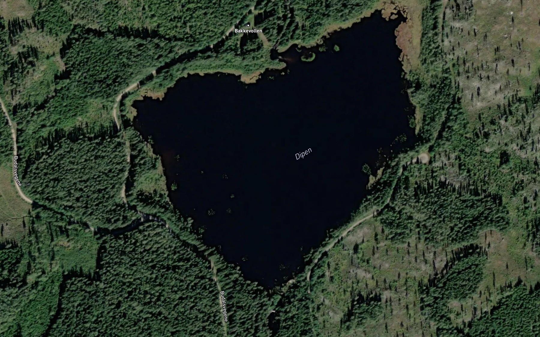 Satellite map of the Dipen