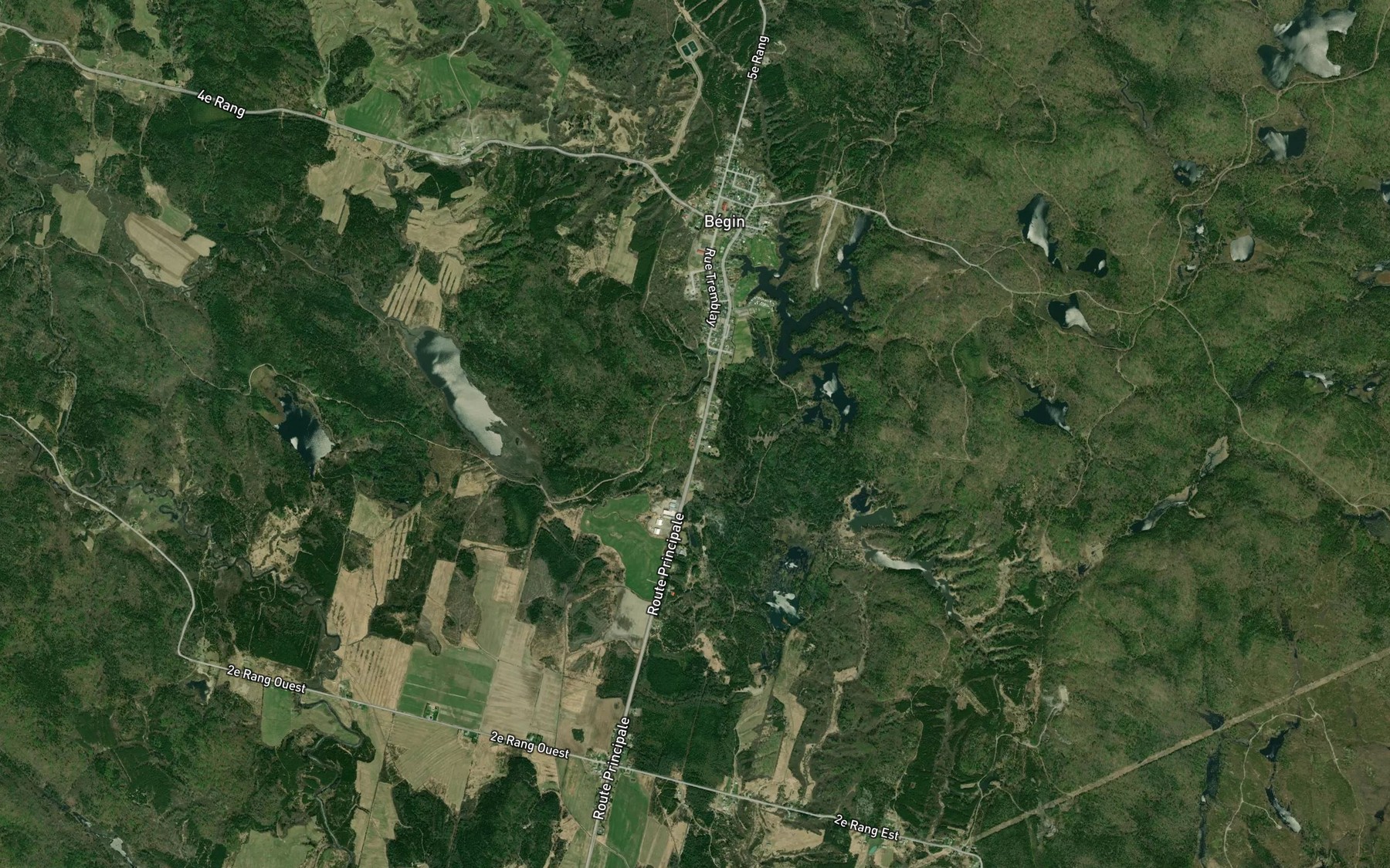 Satellite map of the Lac du Cimetiere