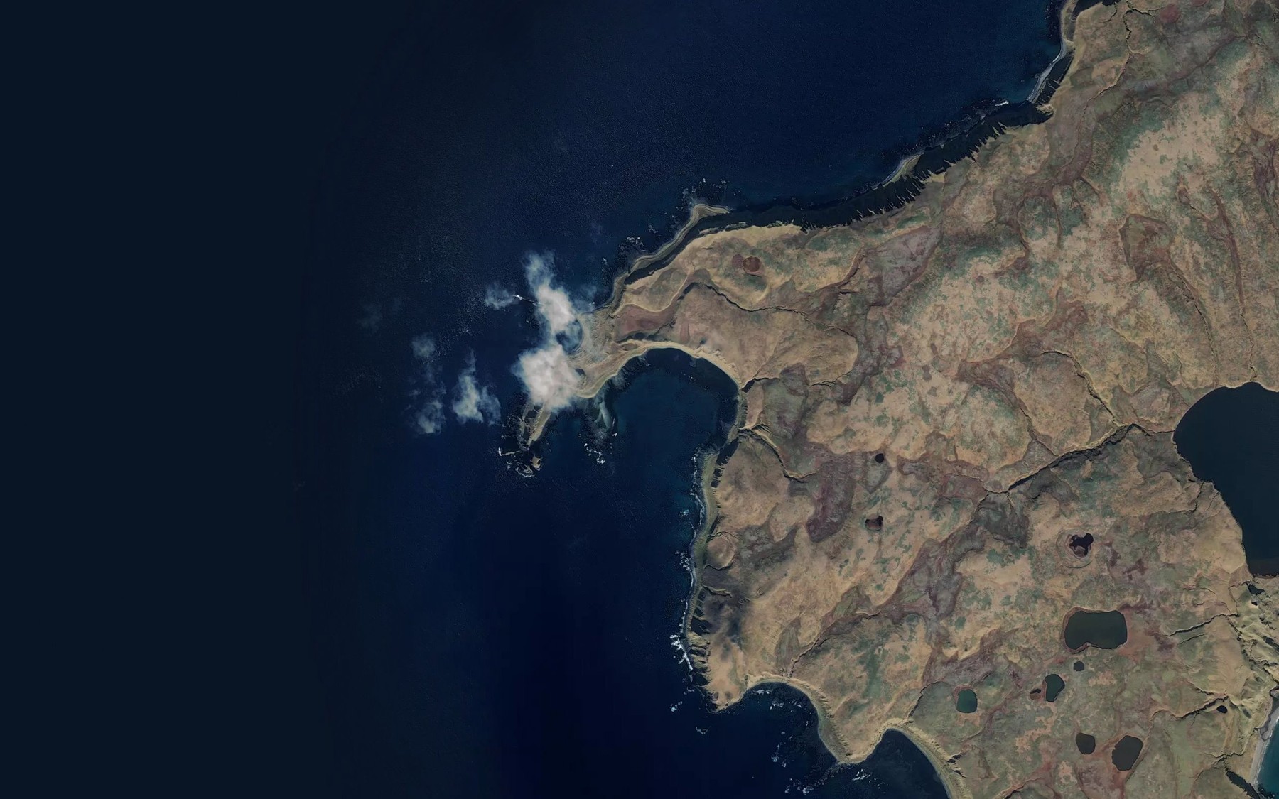 Satellite map of the Monroe Bay