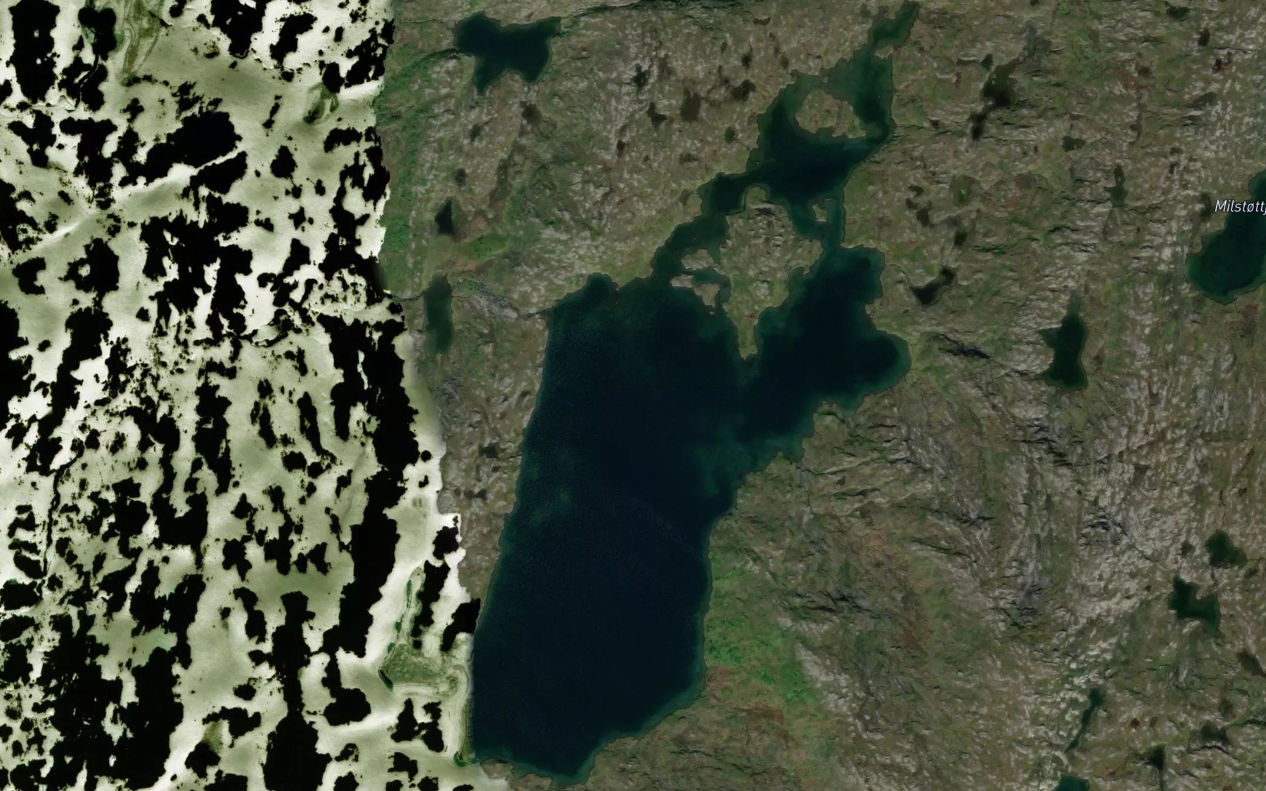Satellite map of the Guevtelsjaevrie
