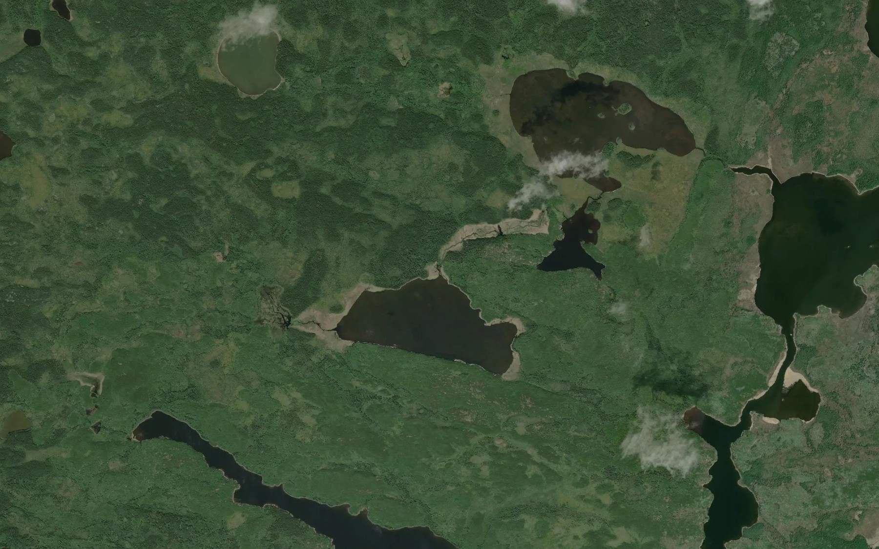 Satellite map of the Opimekoskonewinik Creek