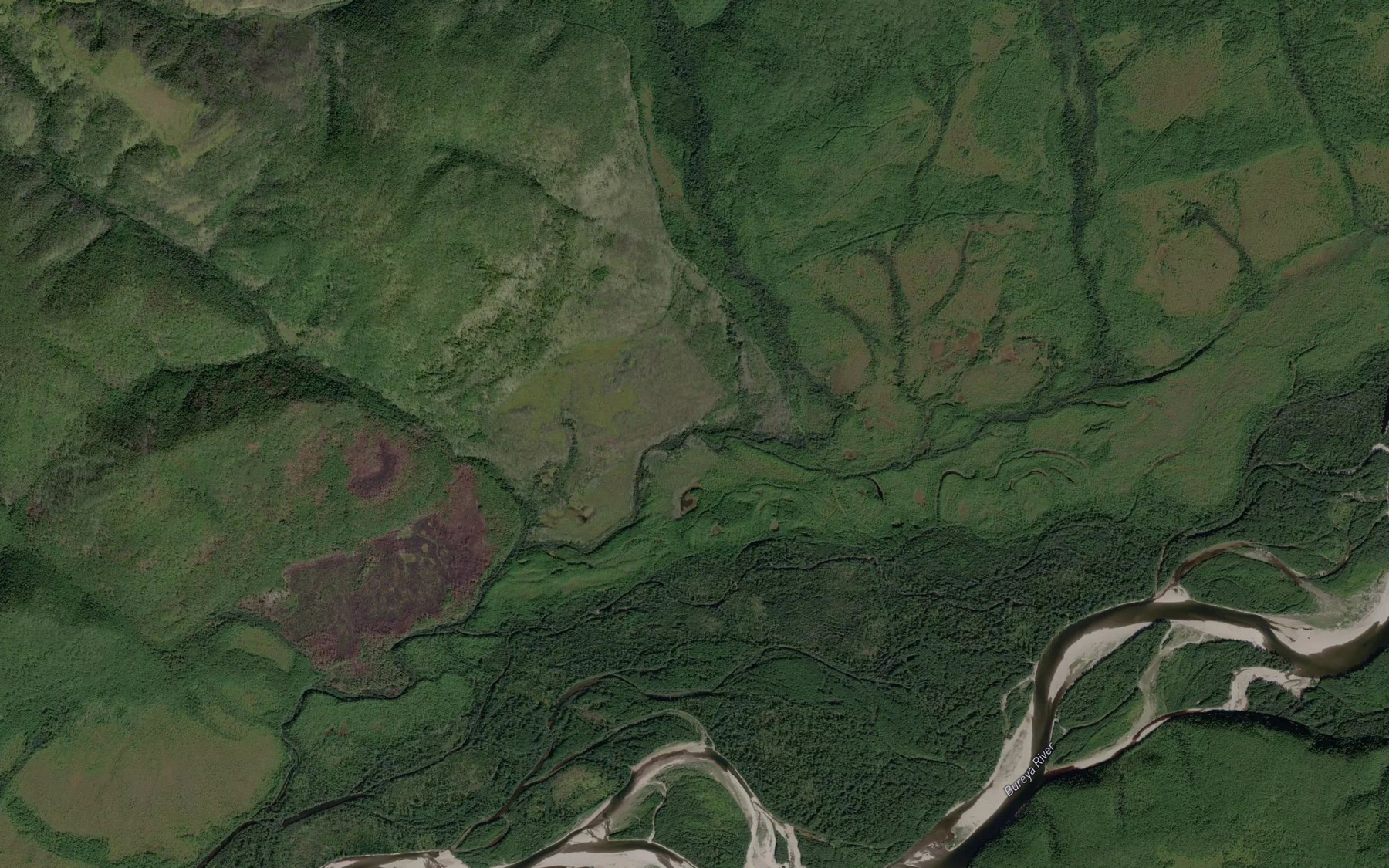Satellite map of the Savva-Yuryuete