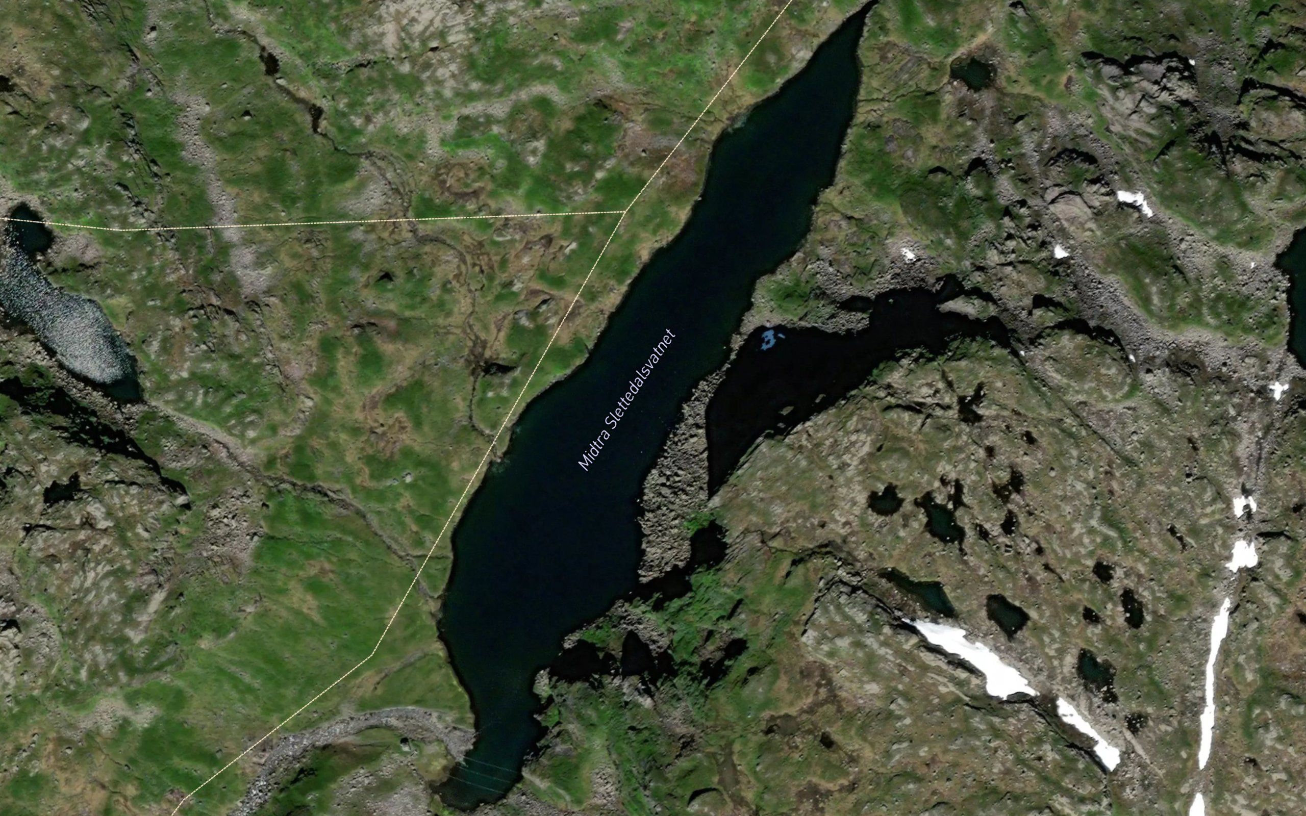 Midtra Slettedalsvatnet