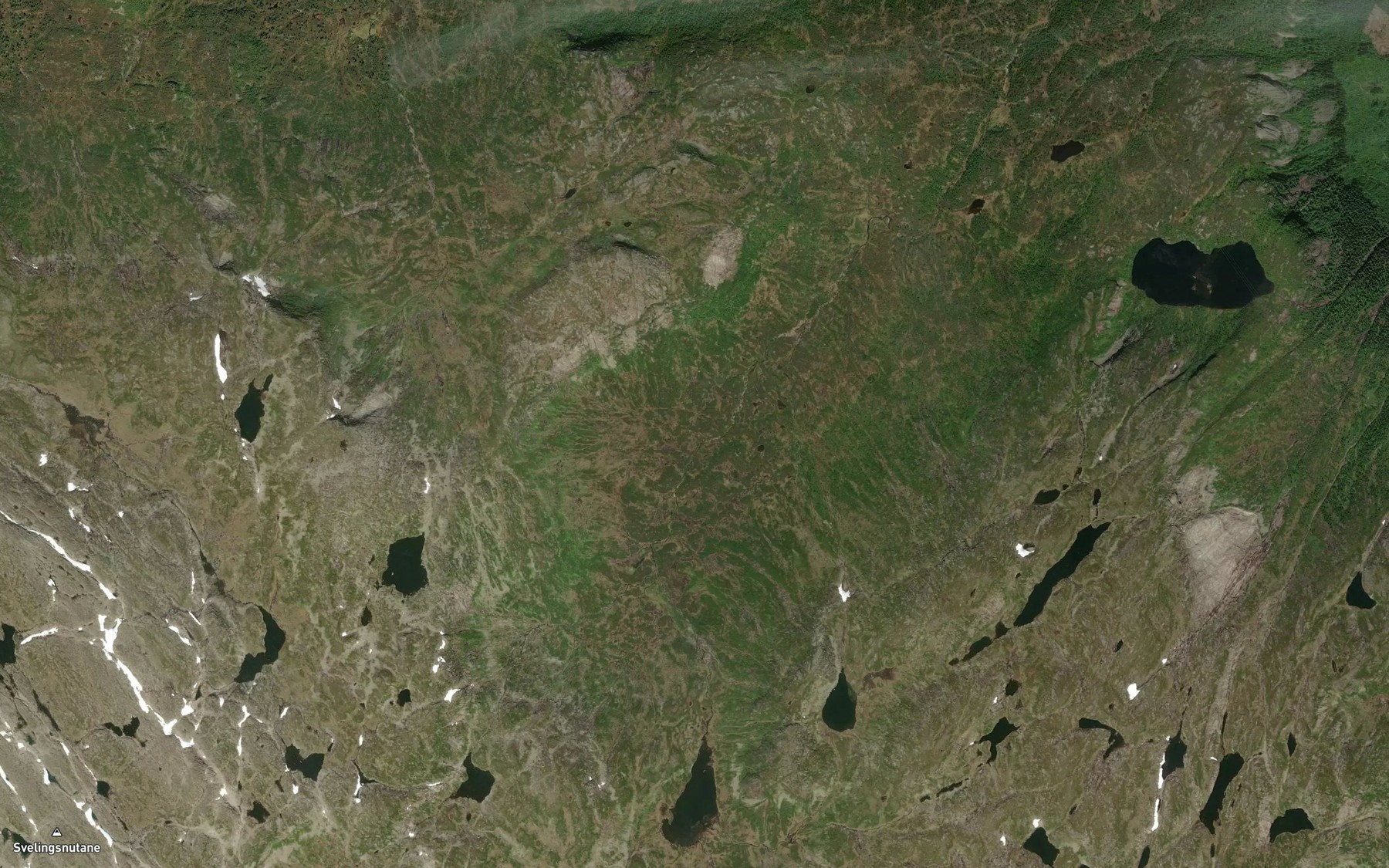 Satellite map of the Vidalsbekken