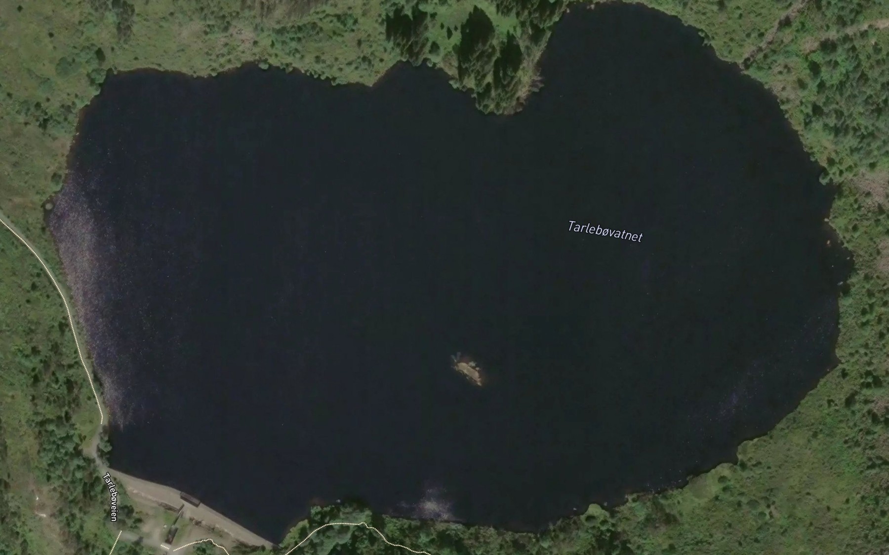 Satellite map of the Tarlebovatnet
